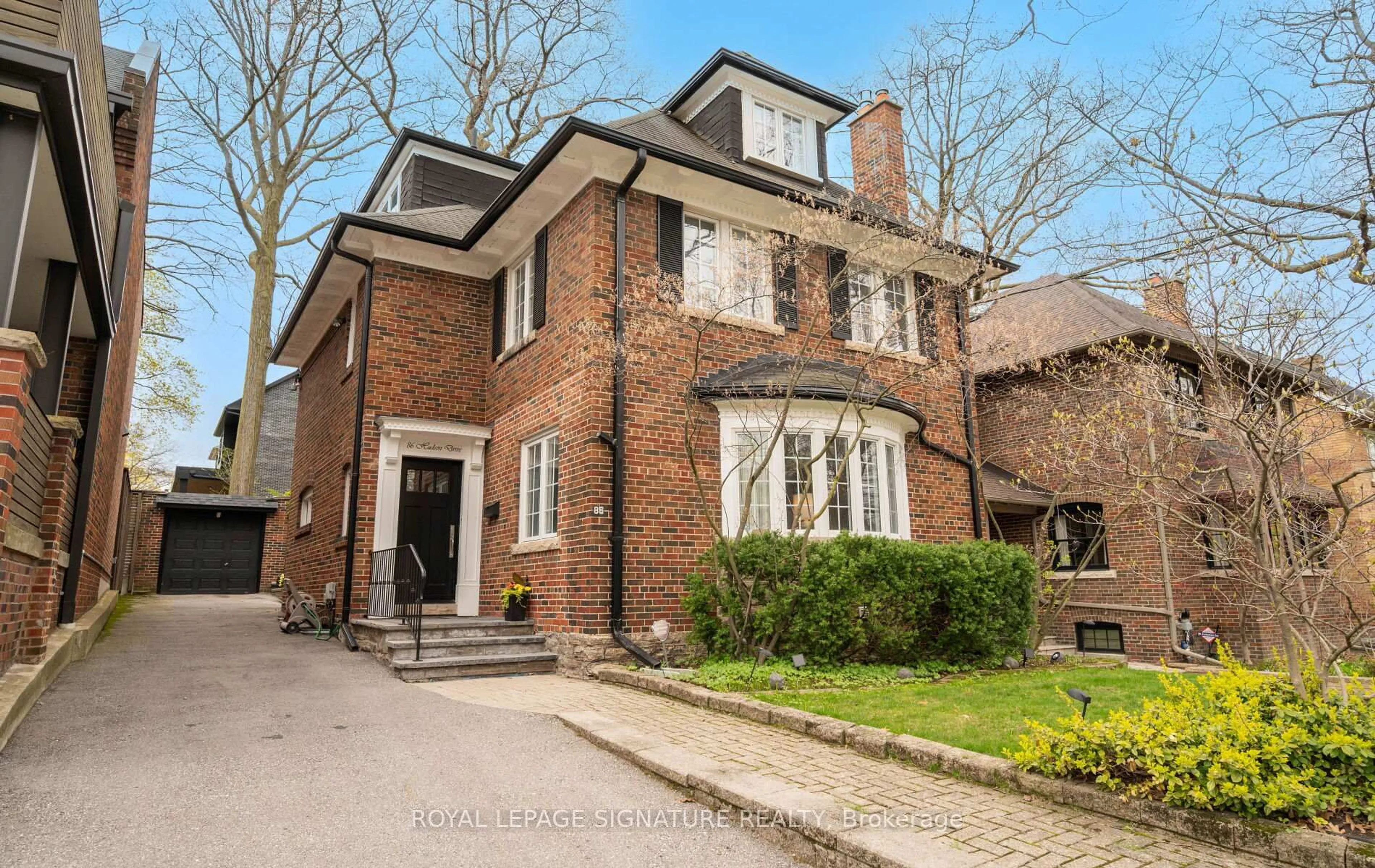 Home with brick exterior material, street for 86 Hudson Dr, Toronto Ontario M4T 2K3