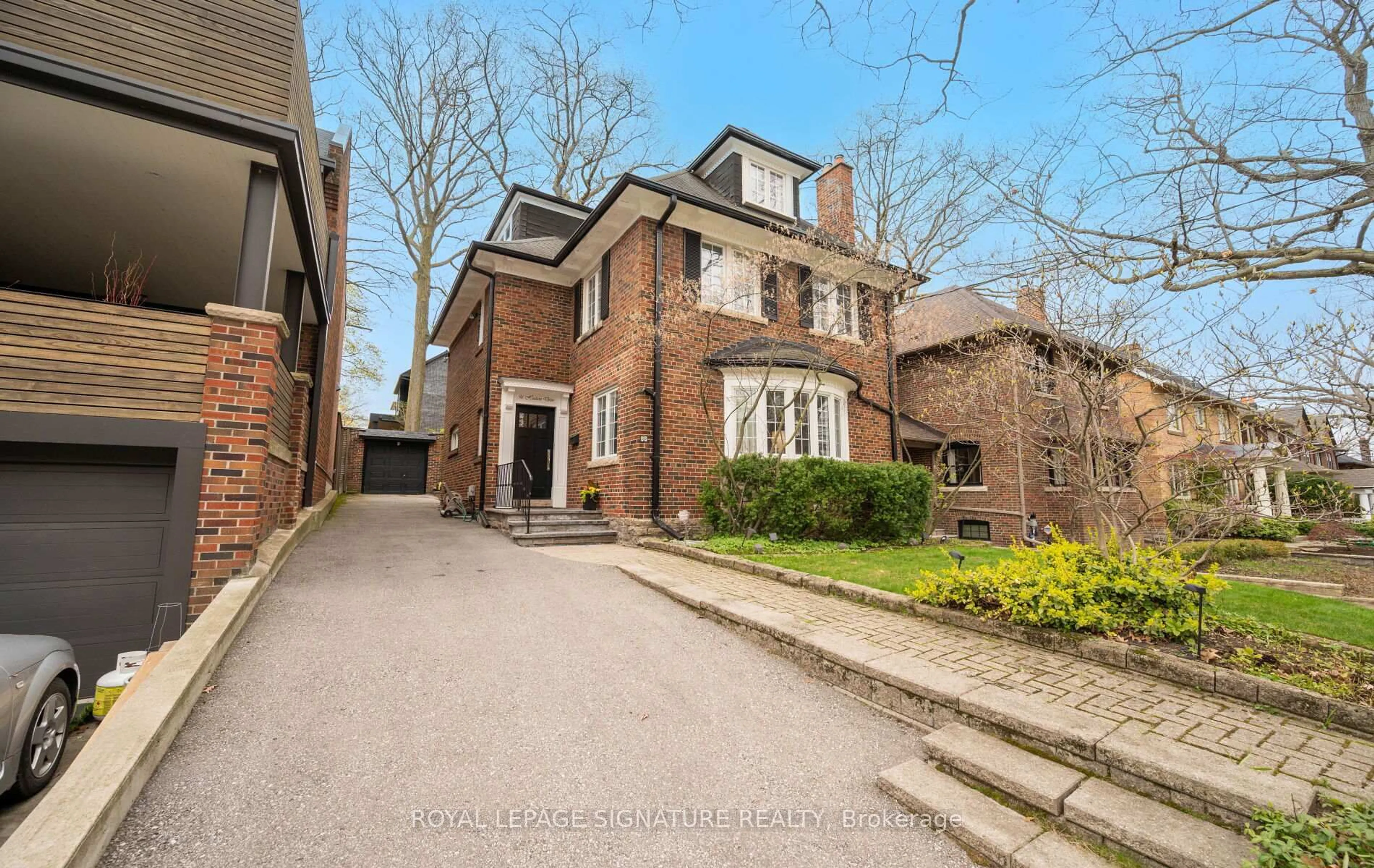 Home with brick exterior material, street for 86 Hudson Dr, Toronto Ontario M4T 2K3