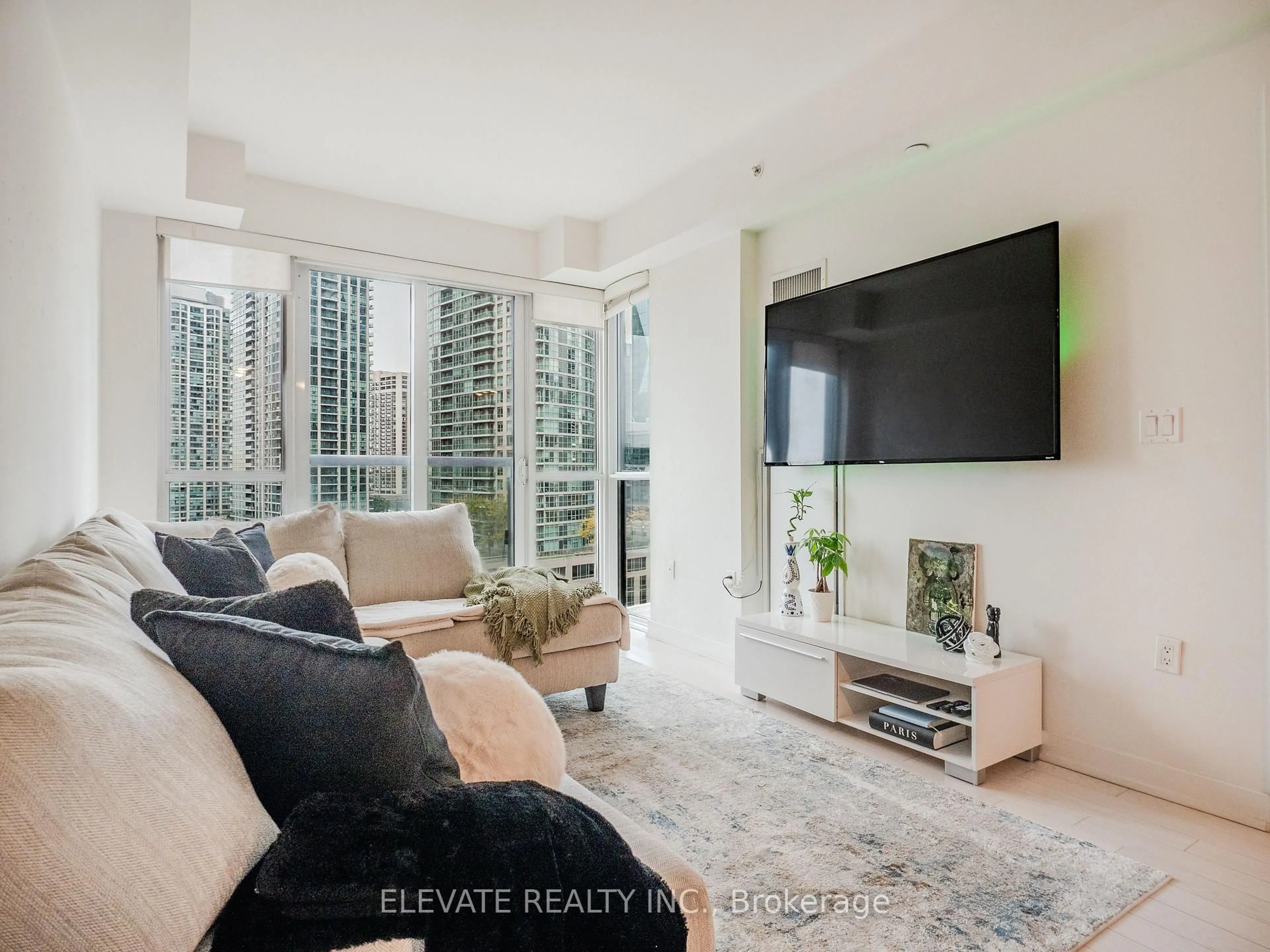 Living room with furniture, unknown for 1 The Esplanade #1009, Toronto Ontario M5E 0A8