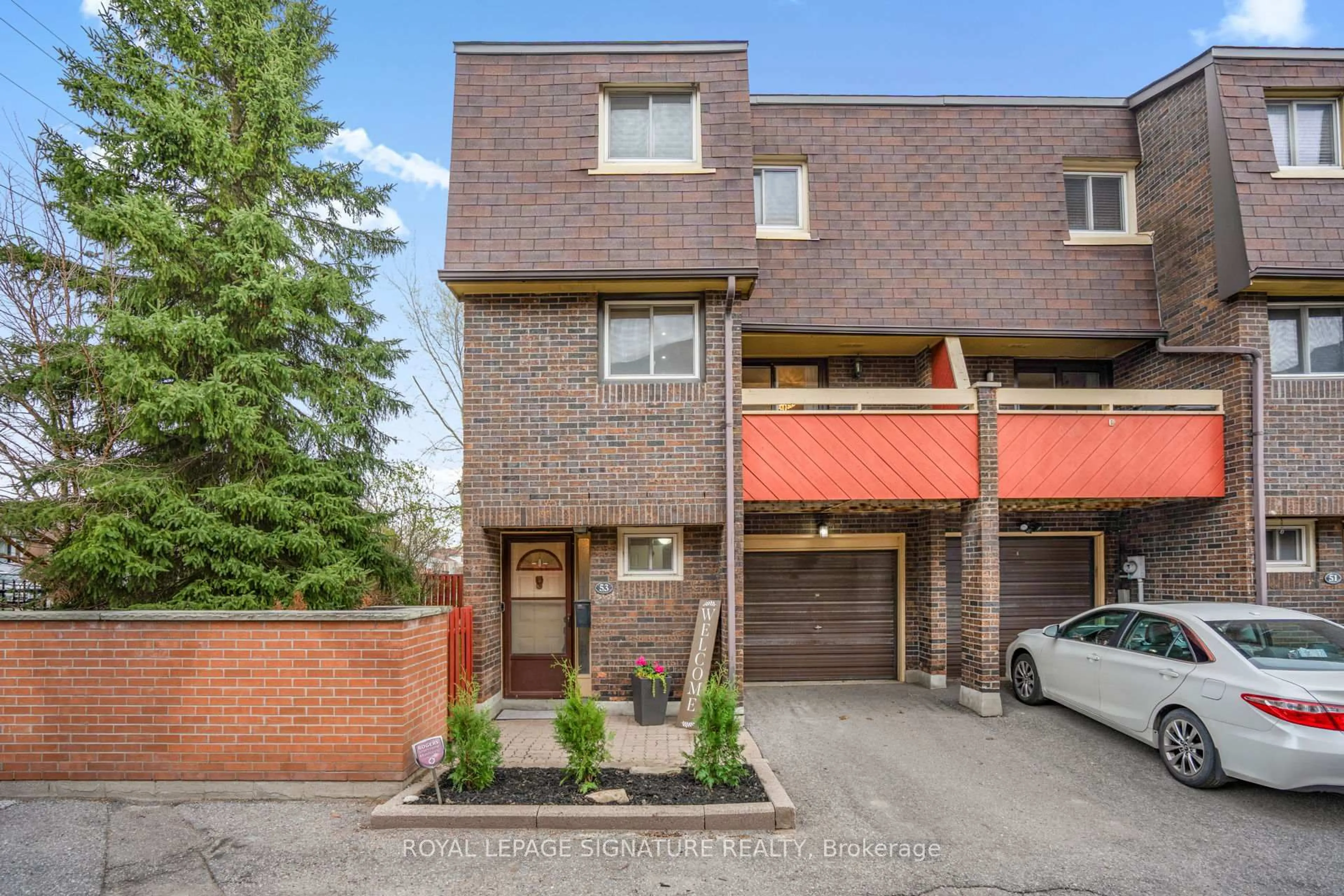 Home with brick exterior material, street for 53 Poets Walk Way, Toronto Ontario M2J 4V2