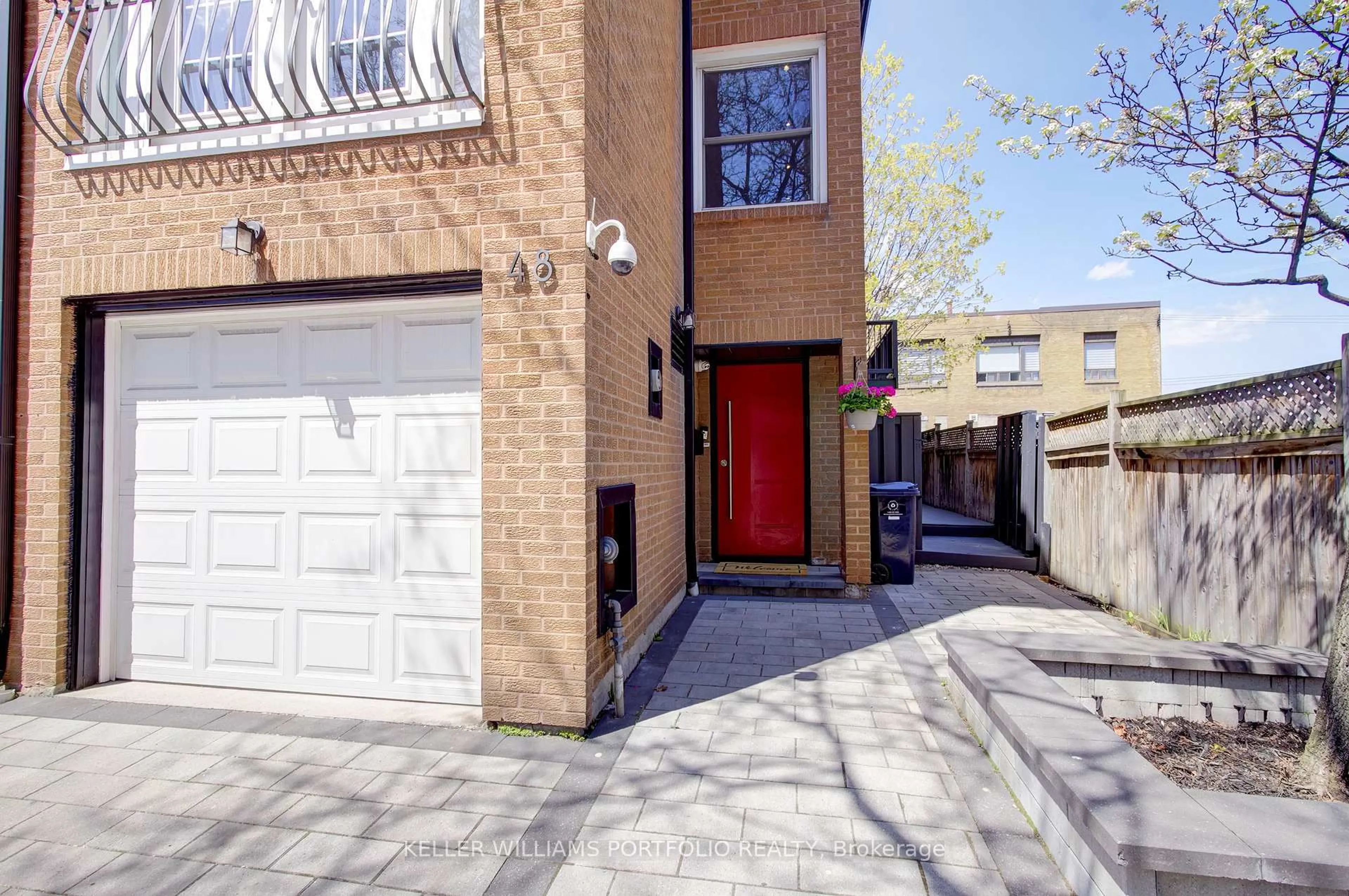 Home with brick exterior material, street for 48 Michener Crt, Toronto Ontario M6J 3R6