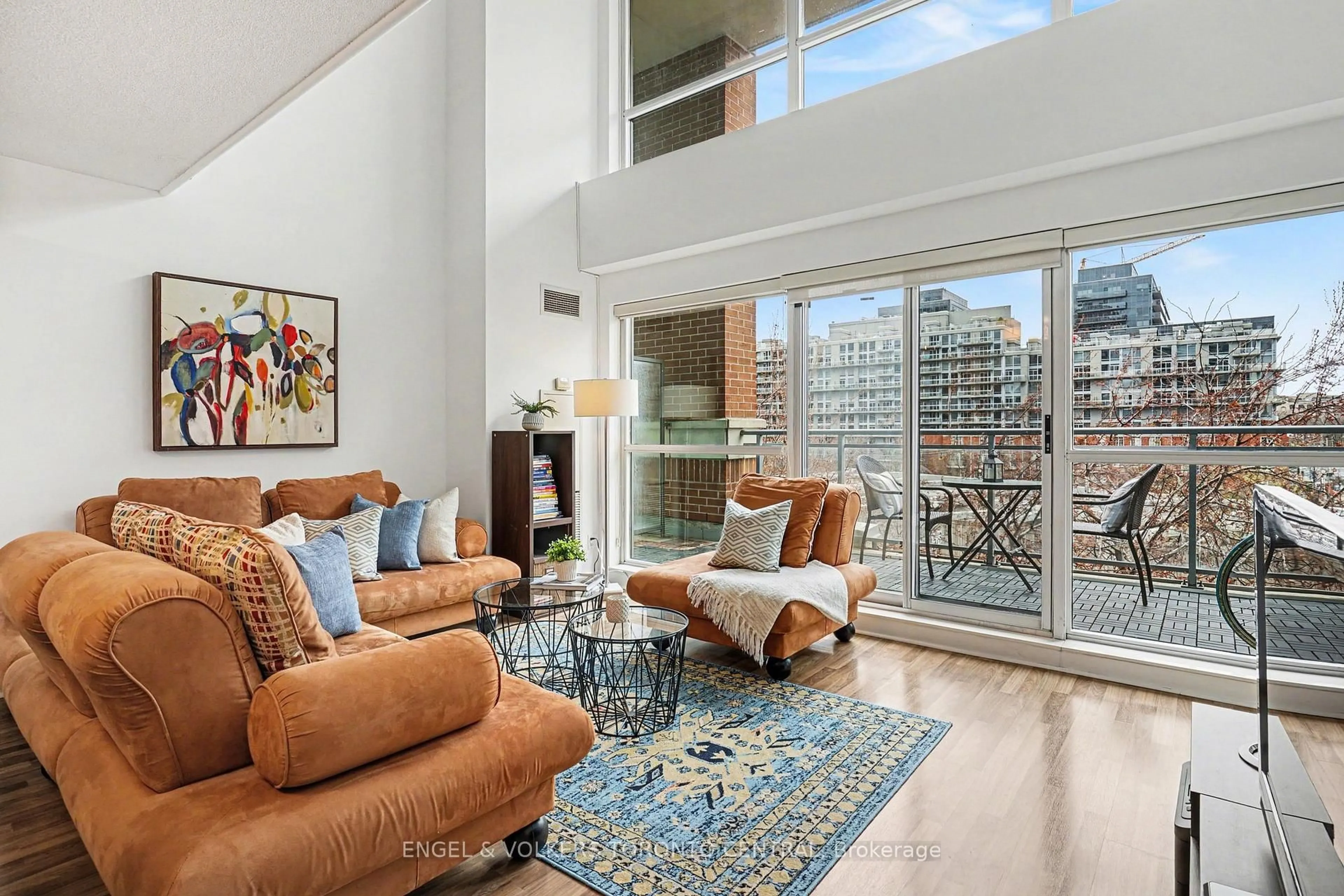 Living room with furniture, unknown for 80 Western Battery Rd #207, Toronto Ontario M6K 3S1