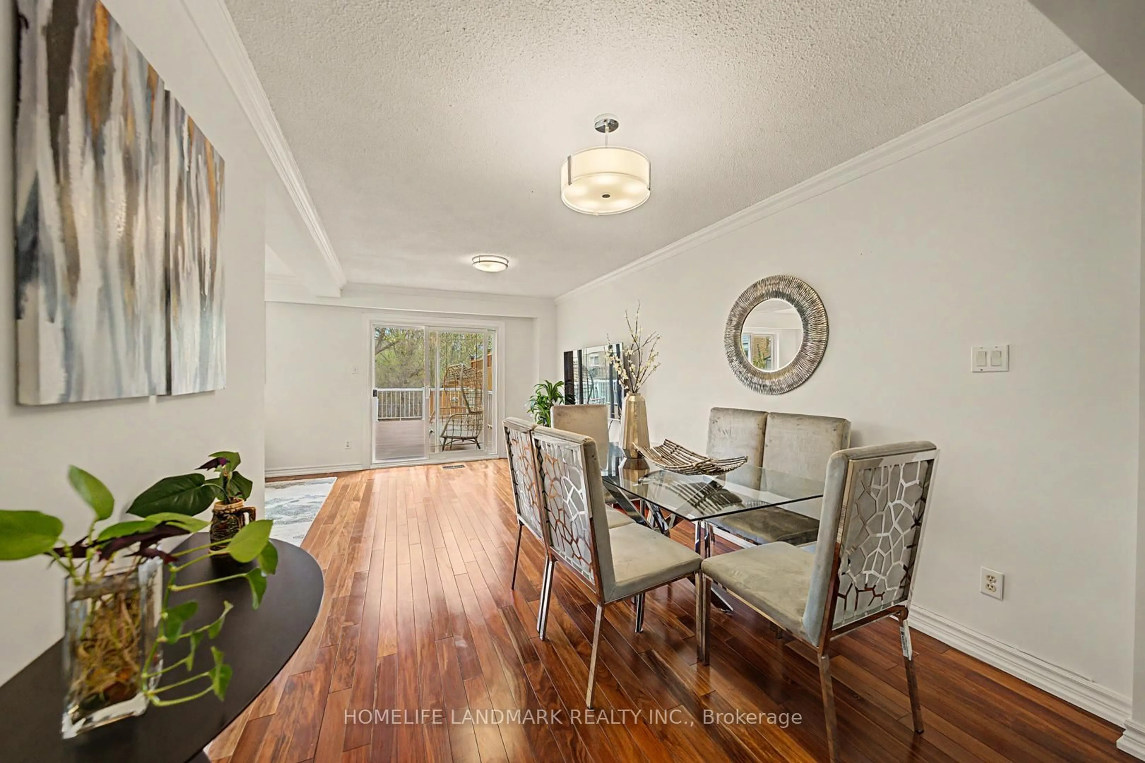 Dining room, wood/laminate floor for 275 Goldenwood Rd, Toronto Ontario M2M 4A7