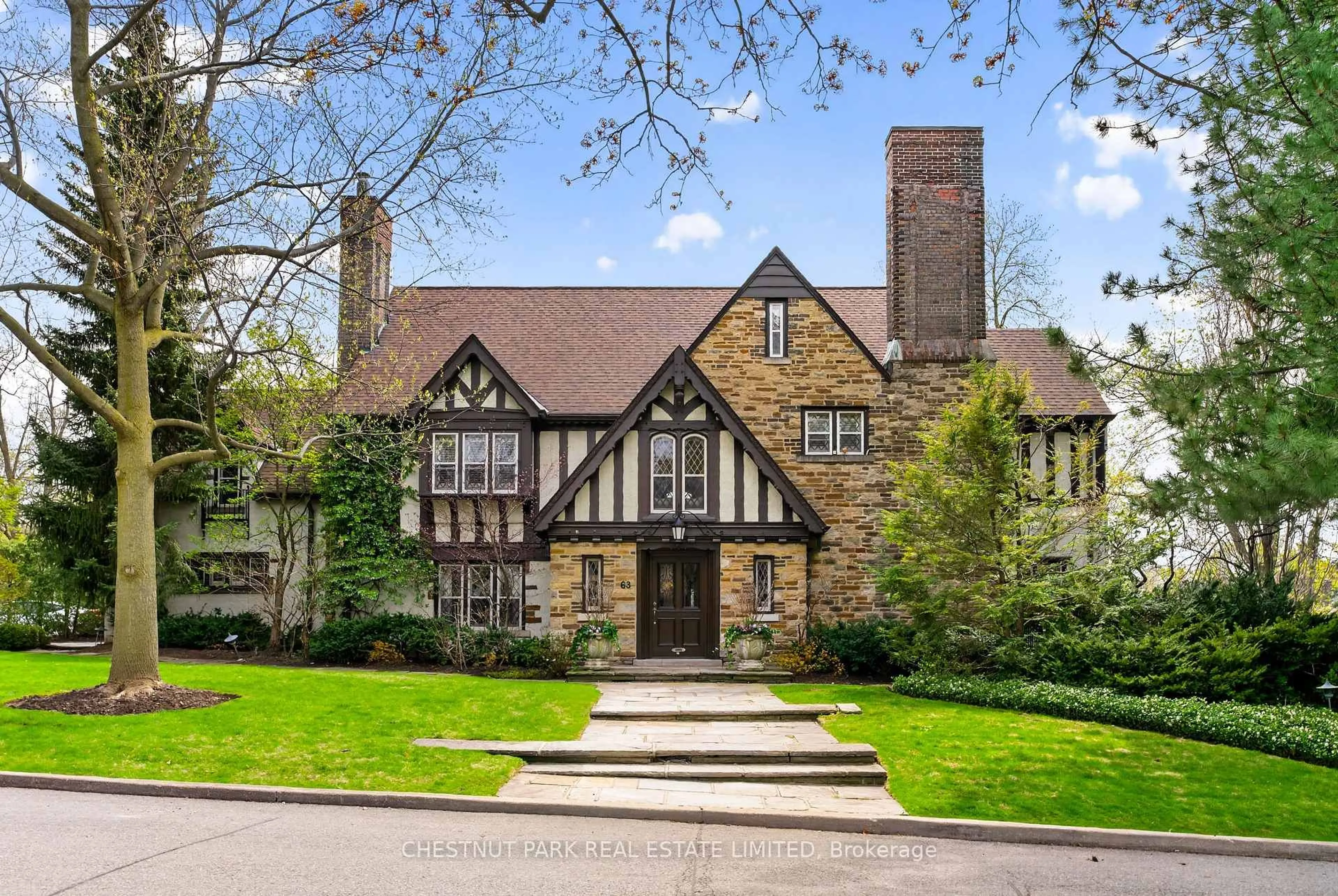 Home with brick exterior material, street for 63 Lympstone Ave, Toronto Ontario M4N 1M8