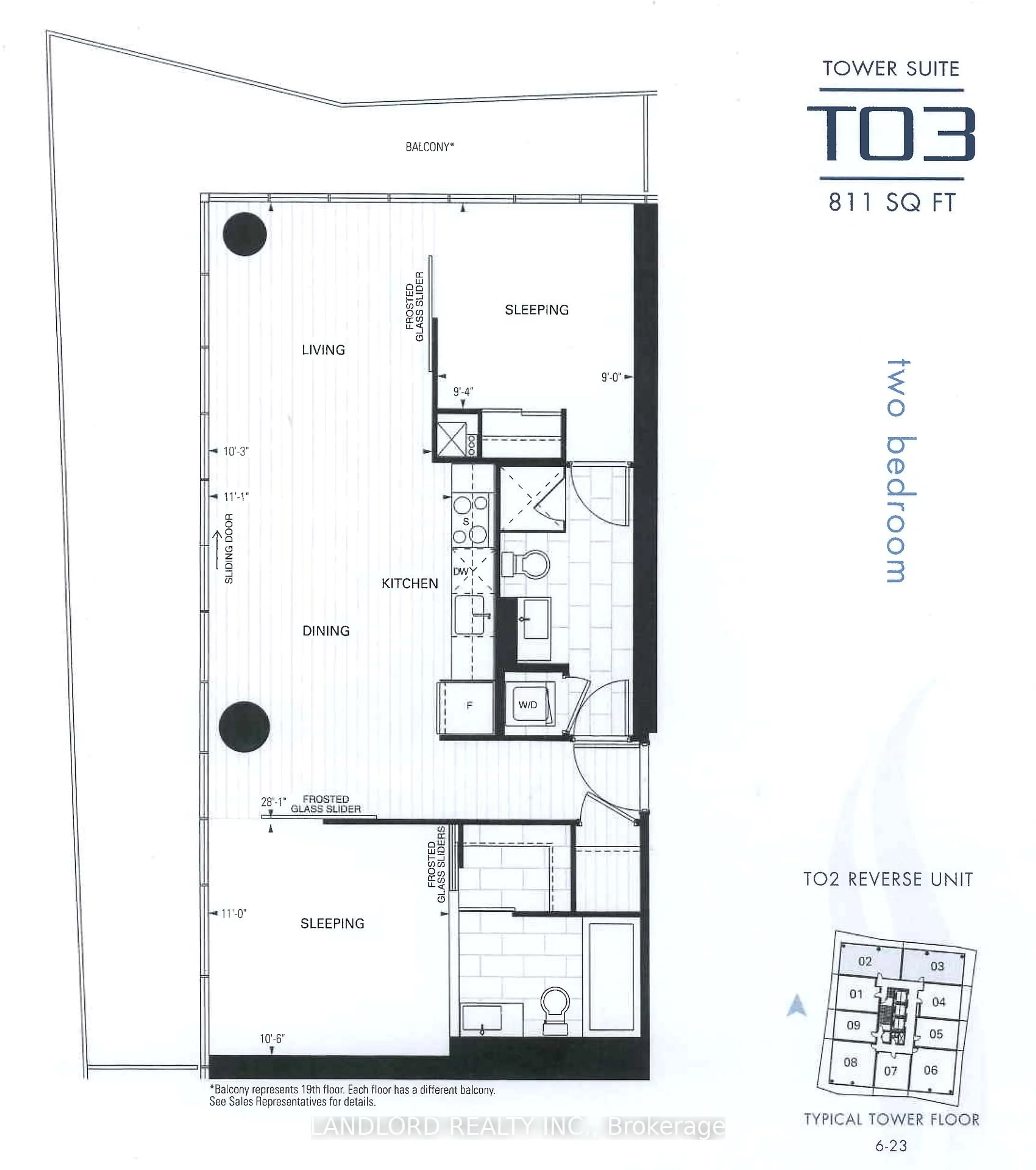 Floor plan for 70 Distillery Lane #903, Toronto Ontario M5A 0E3