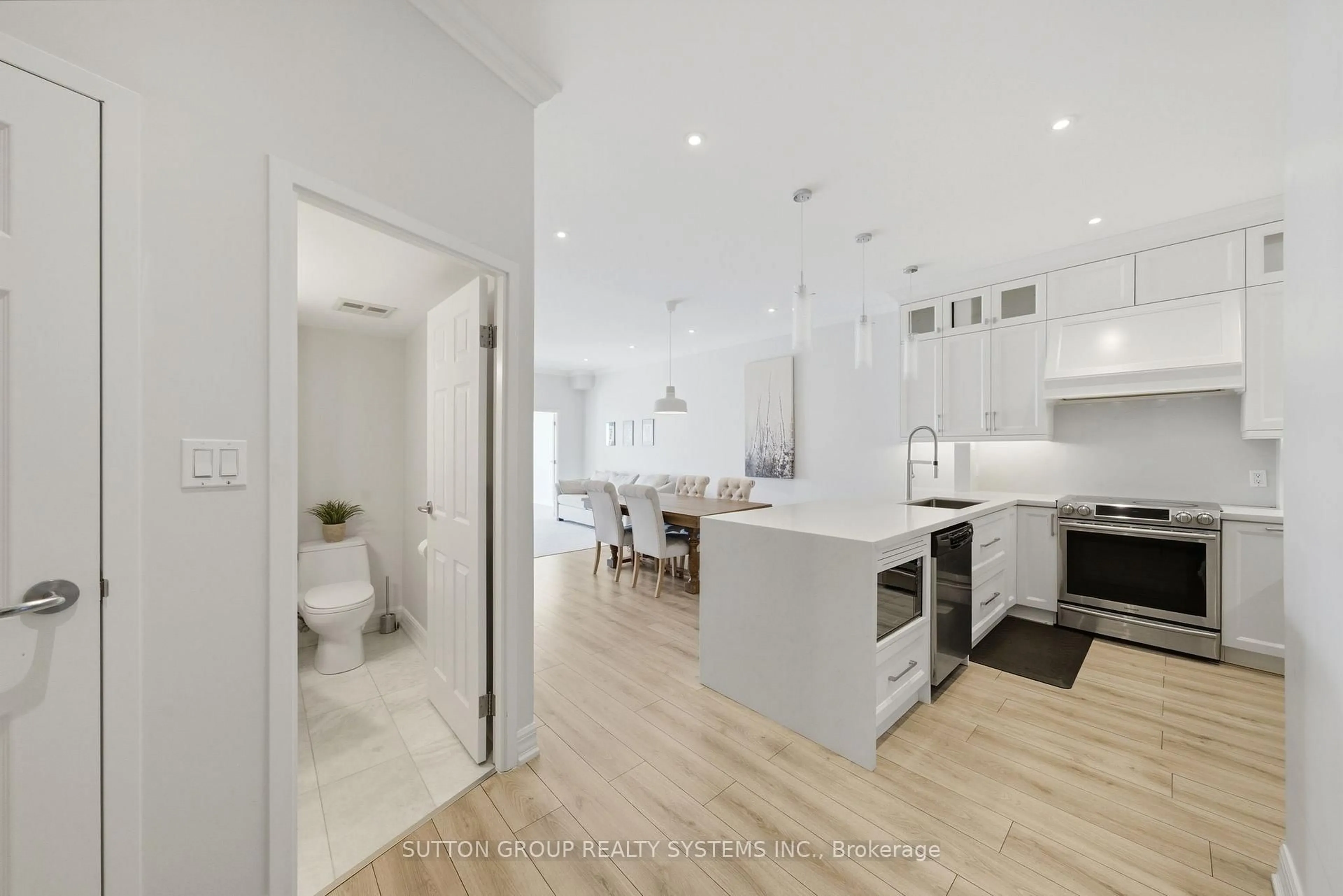 Open concept kitchen, unknown for 25 The Esplanade #3015, Toronto Ontario M5E 1W5