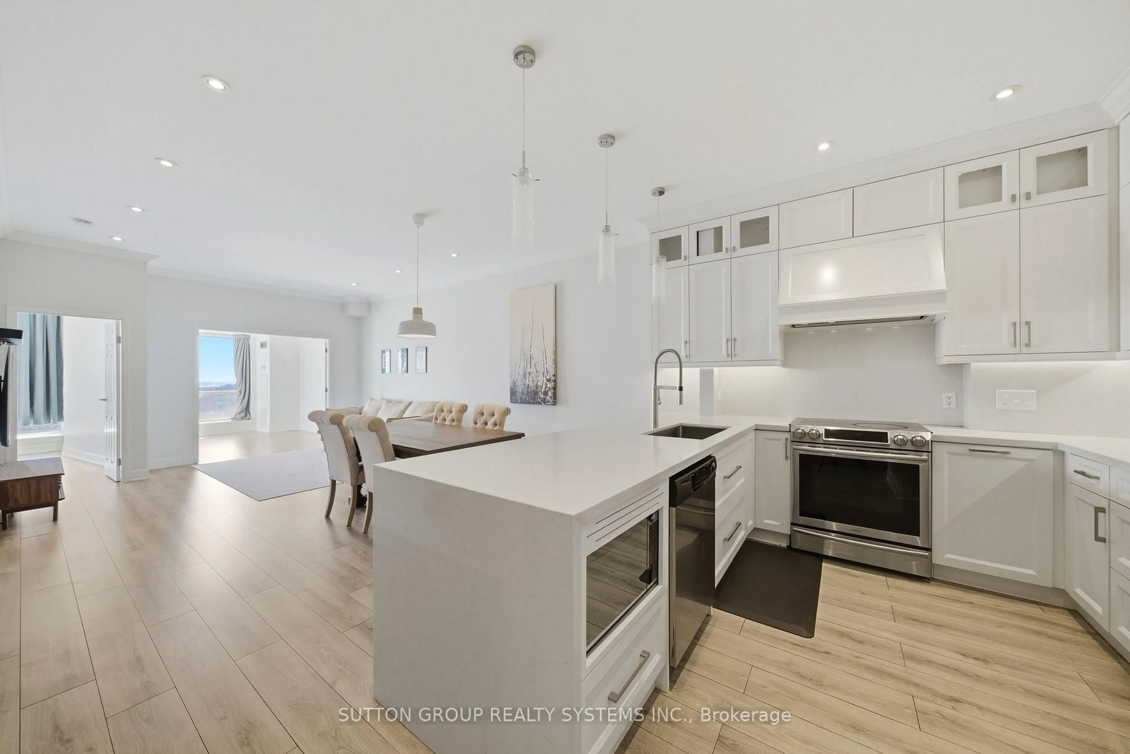 Open concept kitchen, unknown for 25 The Esplanade #3015, Toronto Ontario M5E 1W5