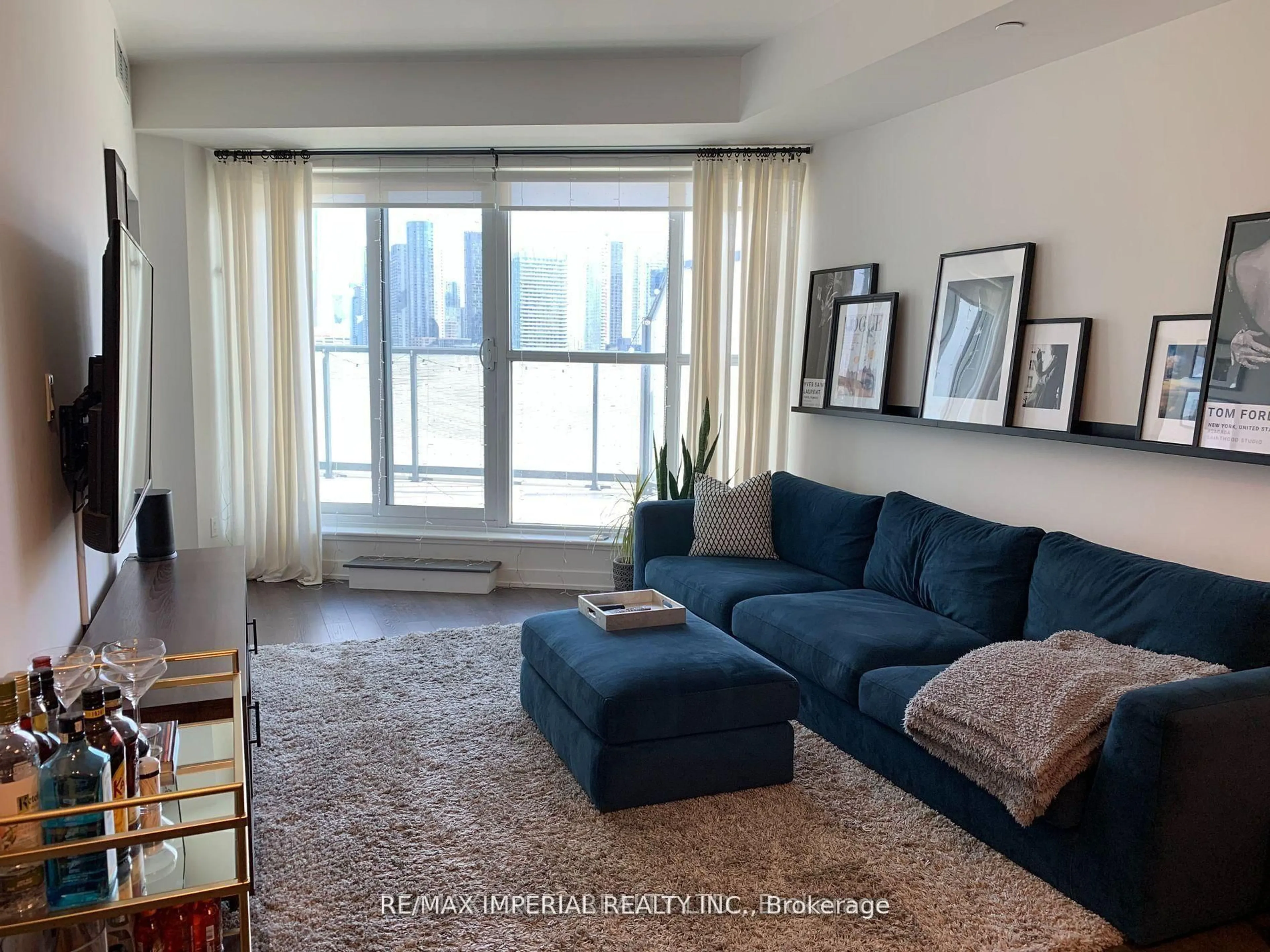 Living room with furniture, unknown for 30 Ordnance St #509, Toronto Ontario M6K 0C8