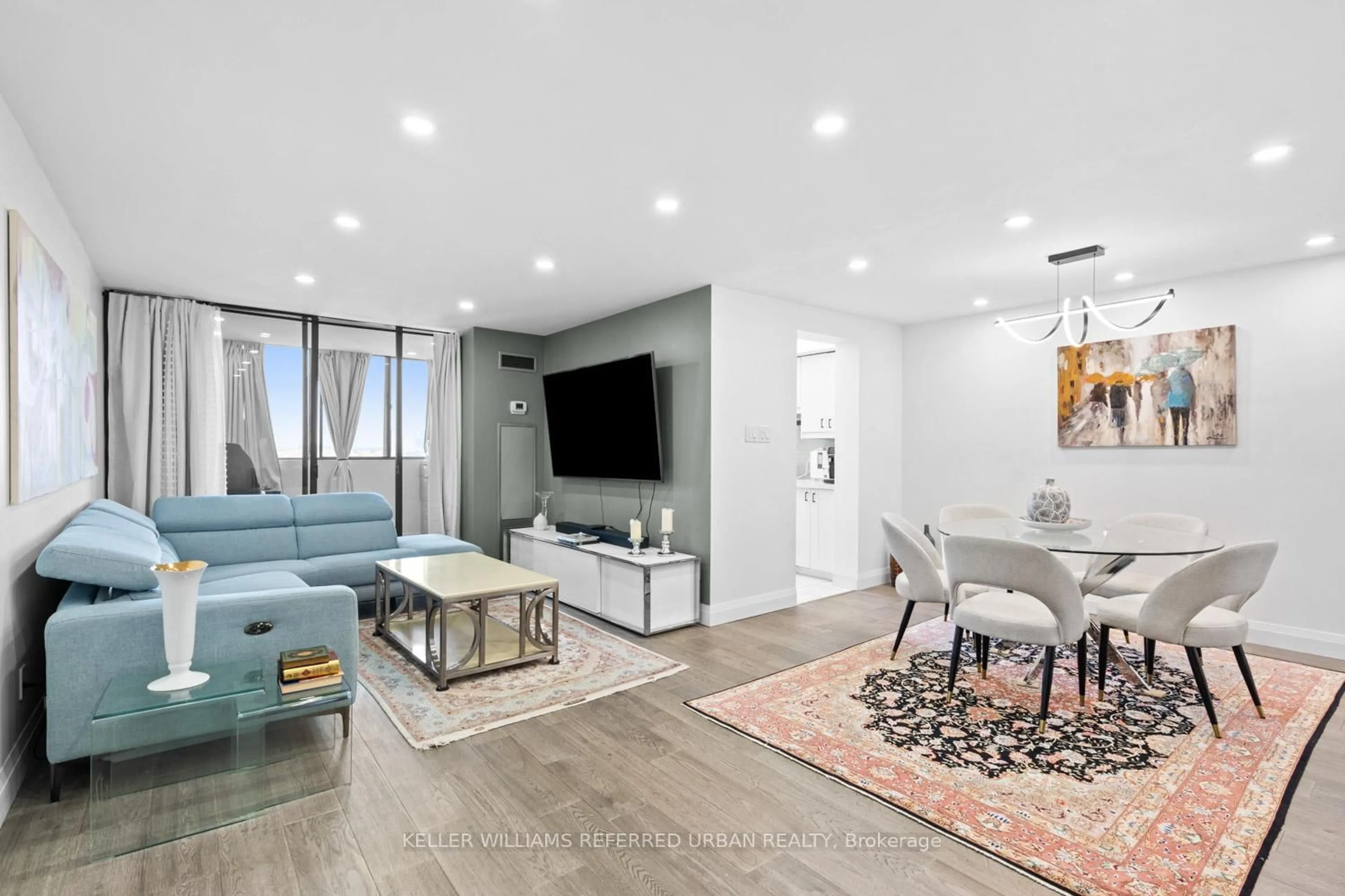 Living room with furniture, unknown for 133 Torresdale Ave #1005, Toronto Ontario M2R 3T2