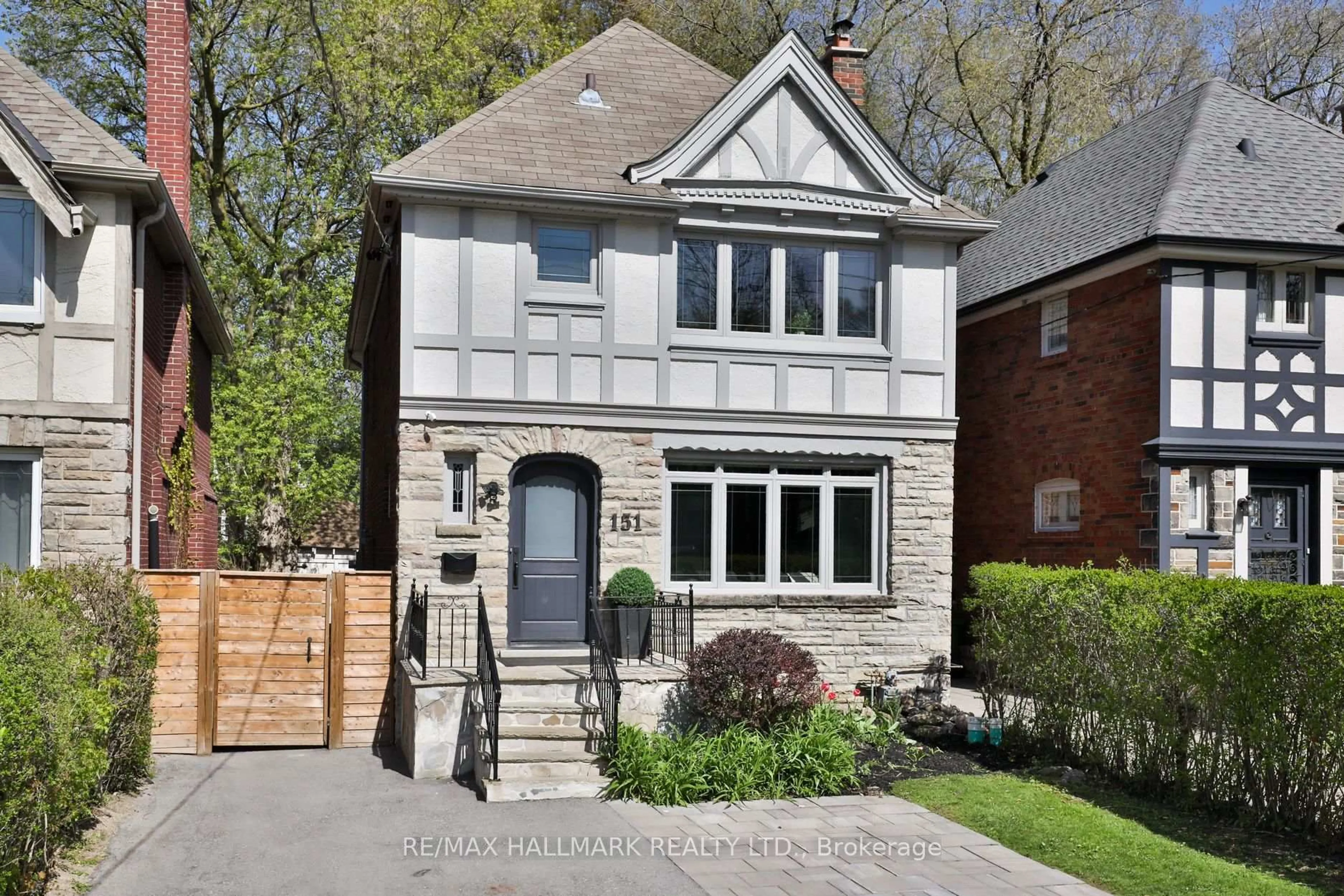 Home with brick exterior material, street for 151 Chiltern Hill Rd, Toronto Ontario M6C 3C3