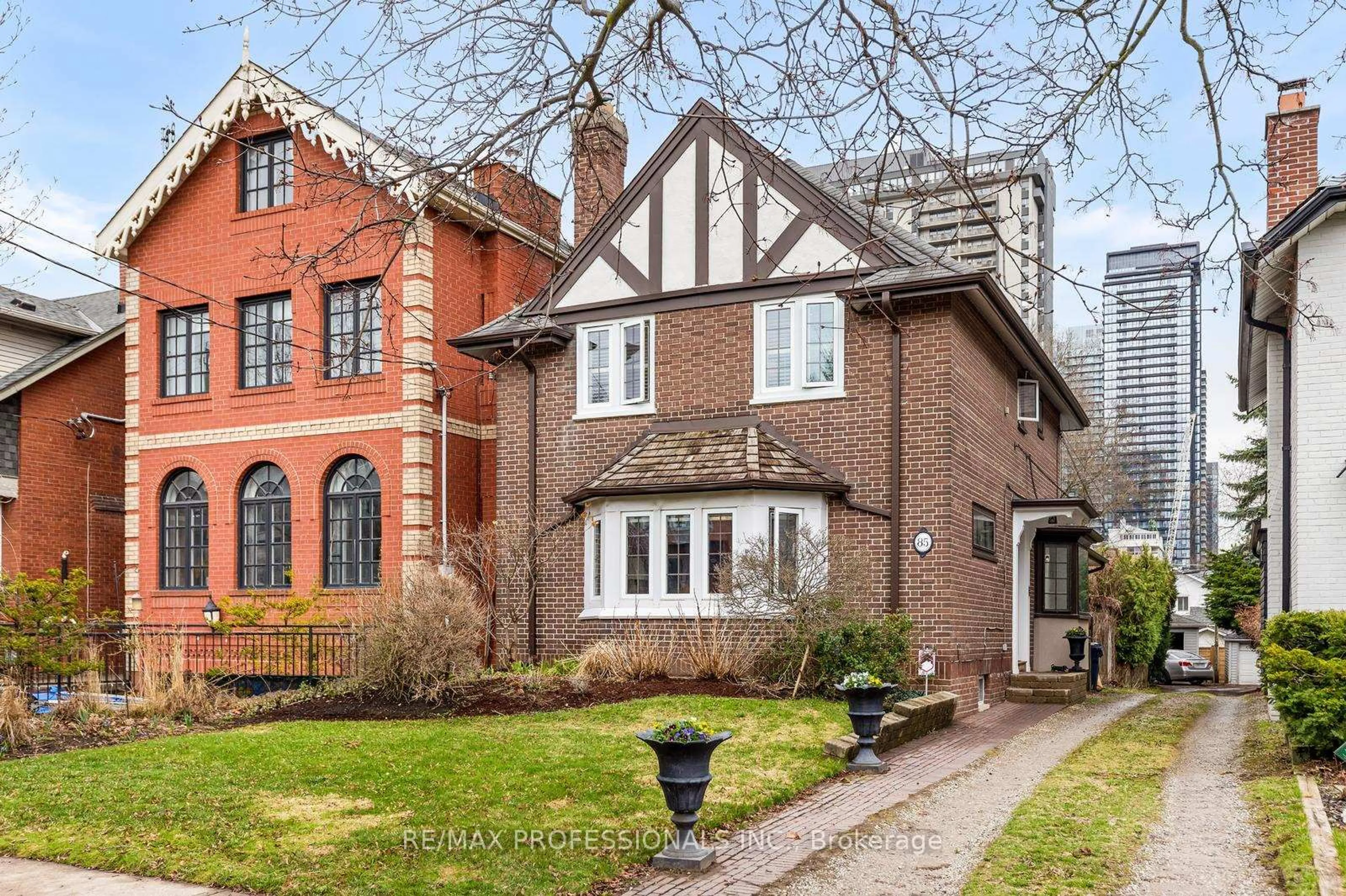 Home with brick exterior material, street for 85 Sherwood Ave, Toronto Ontario M4P 2A6