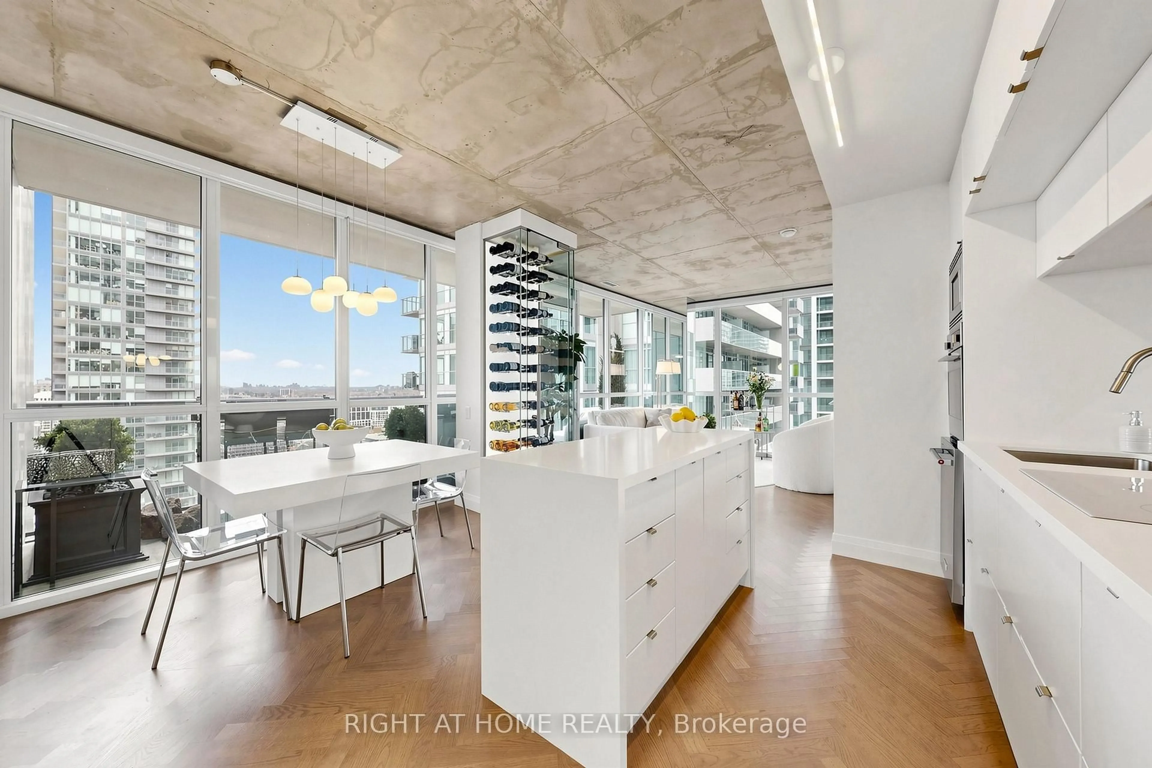 Open concept kitchen, unknown for 88 Blue Jays Way #2409, Toronto Ontario M5V 0L7