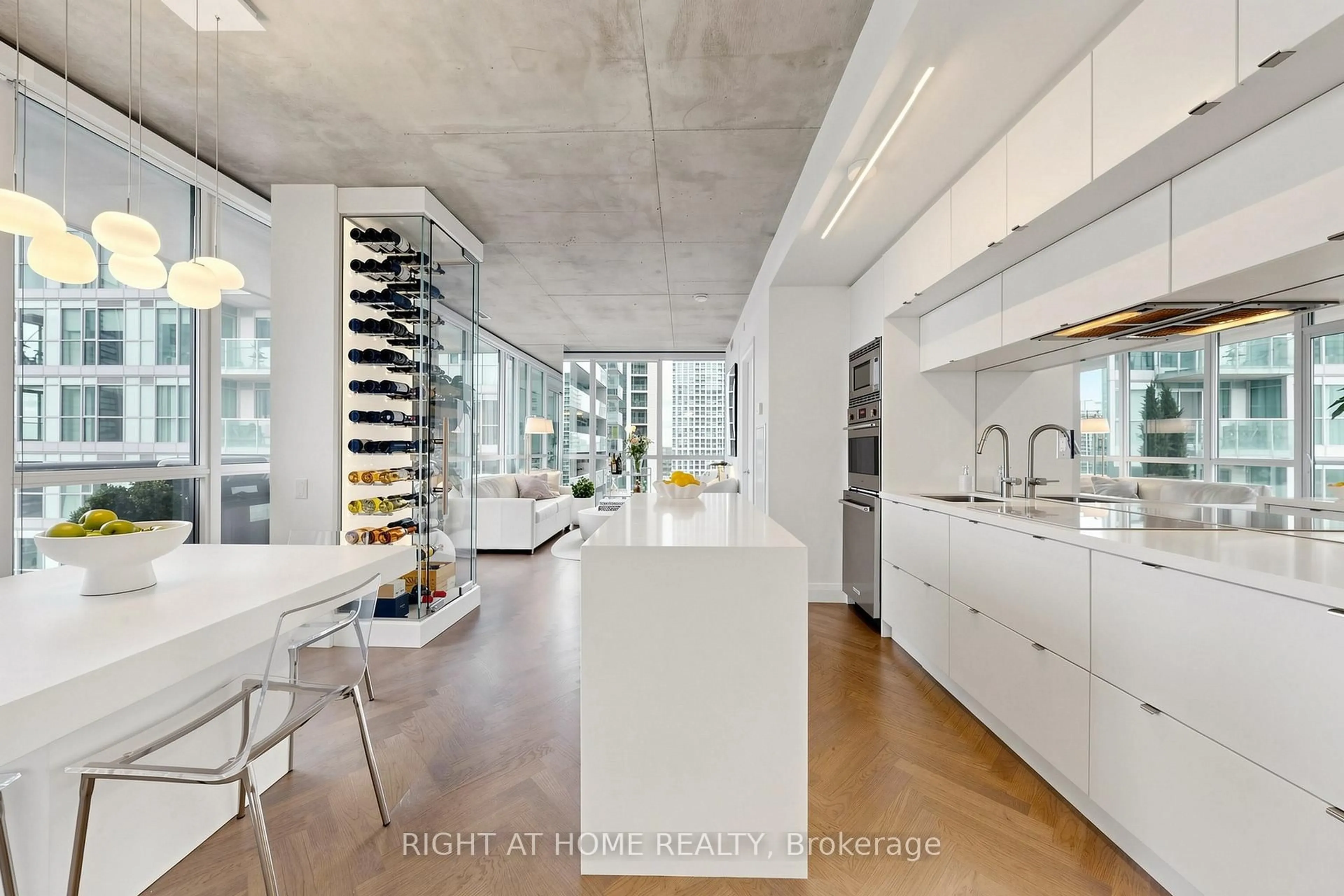 Open concept kitchen, unknown for 88 Blue Jays Way #2409, Toronto Ontario M5V 0L7