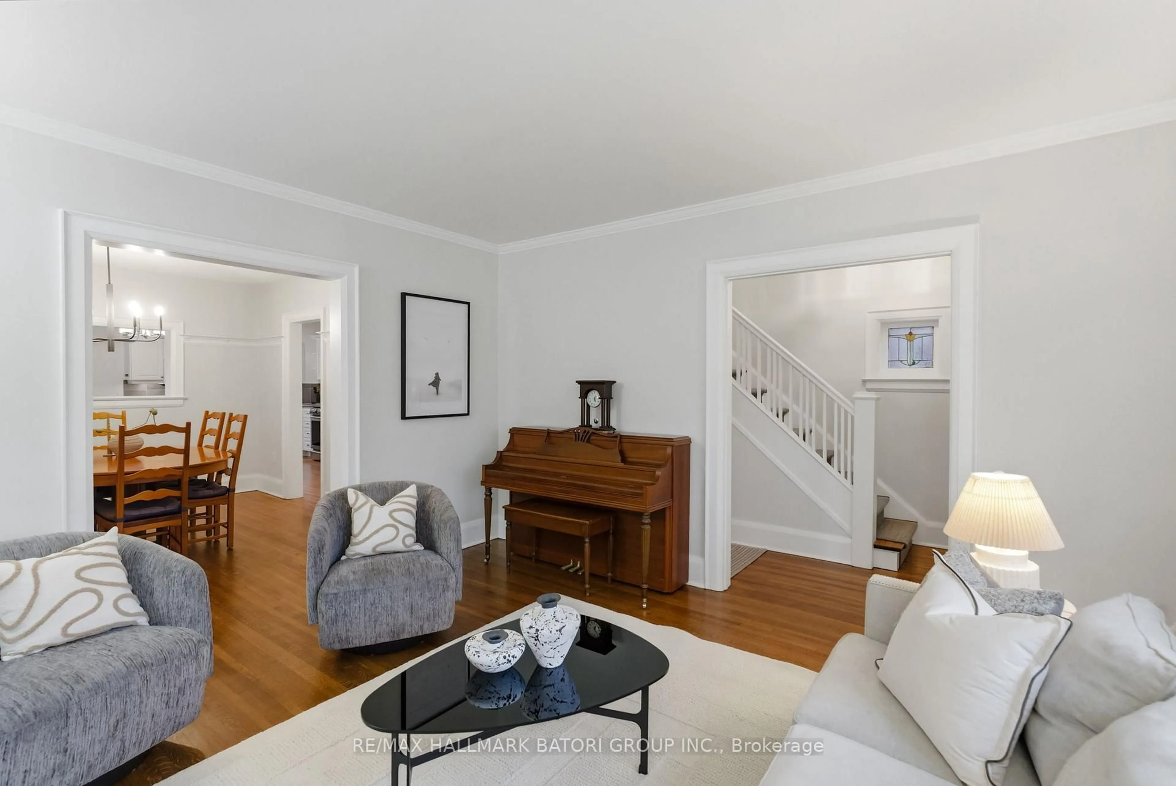Living room with furniture, unknown for 197 Greer Rd, Toronto Ontario M5M 3N4