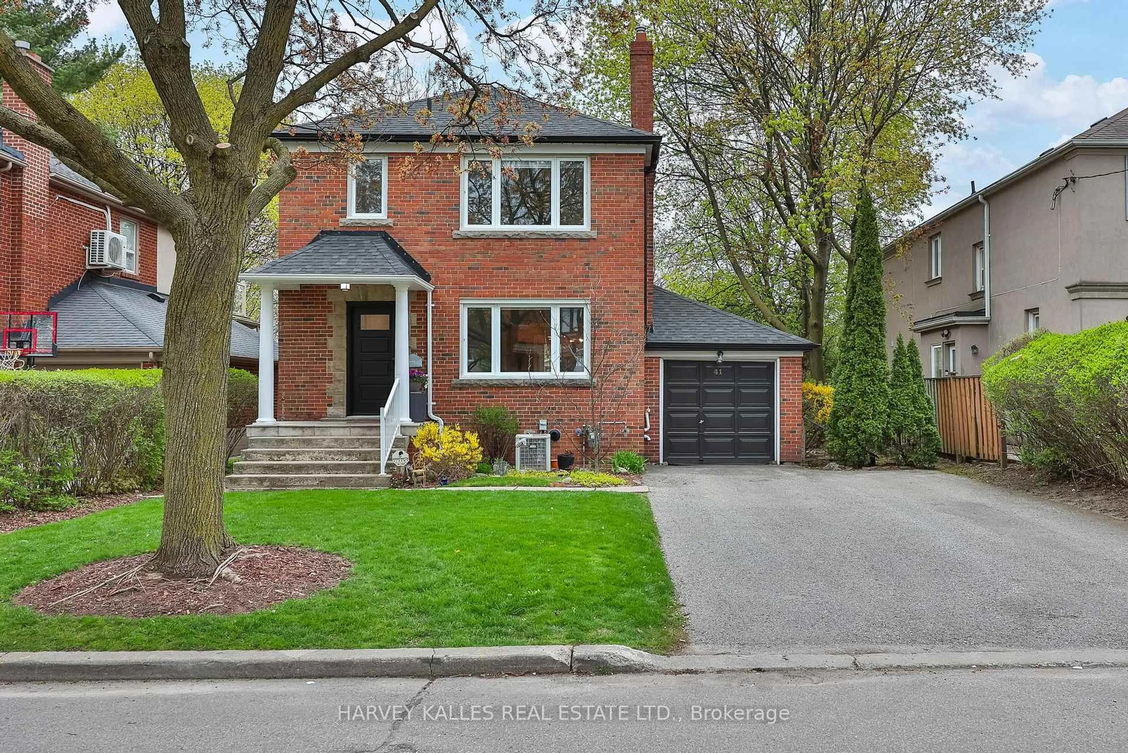 Home with brick exterior material, street for 41 Romney Rd, Toronto Ontario M3H 1H4