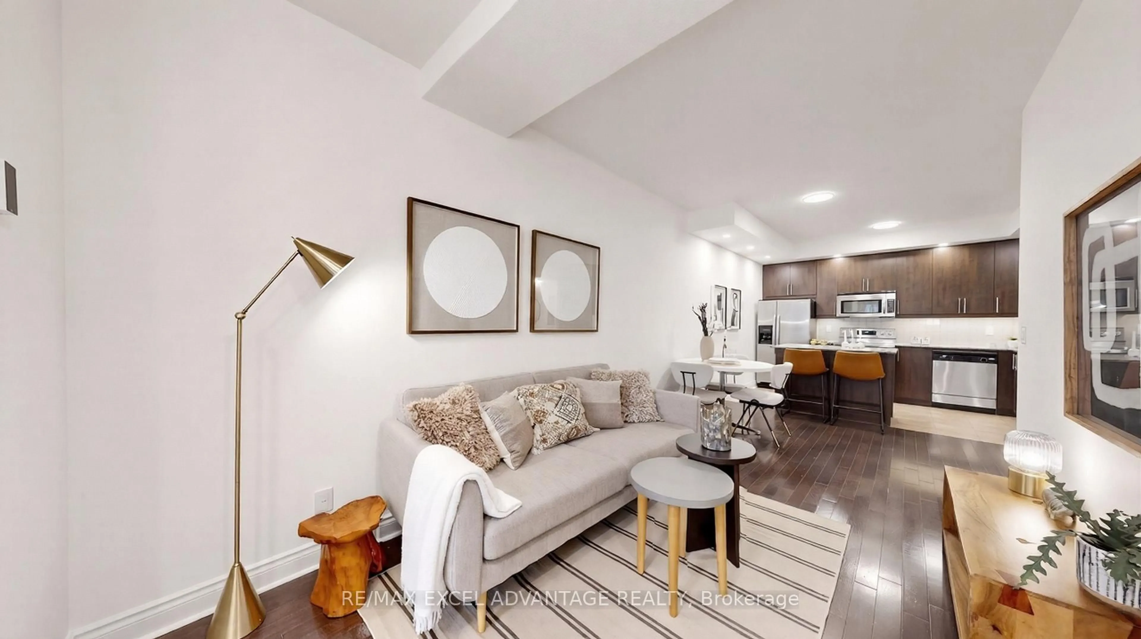 Living room with furniture, unknown for 21 Olive Ave #TH103, Toronto Ontario M2N 4N4
