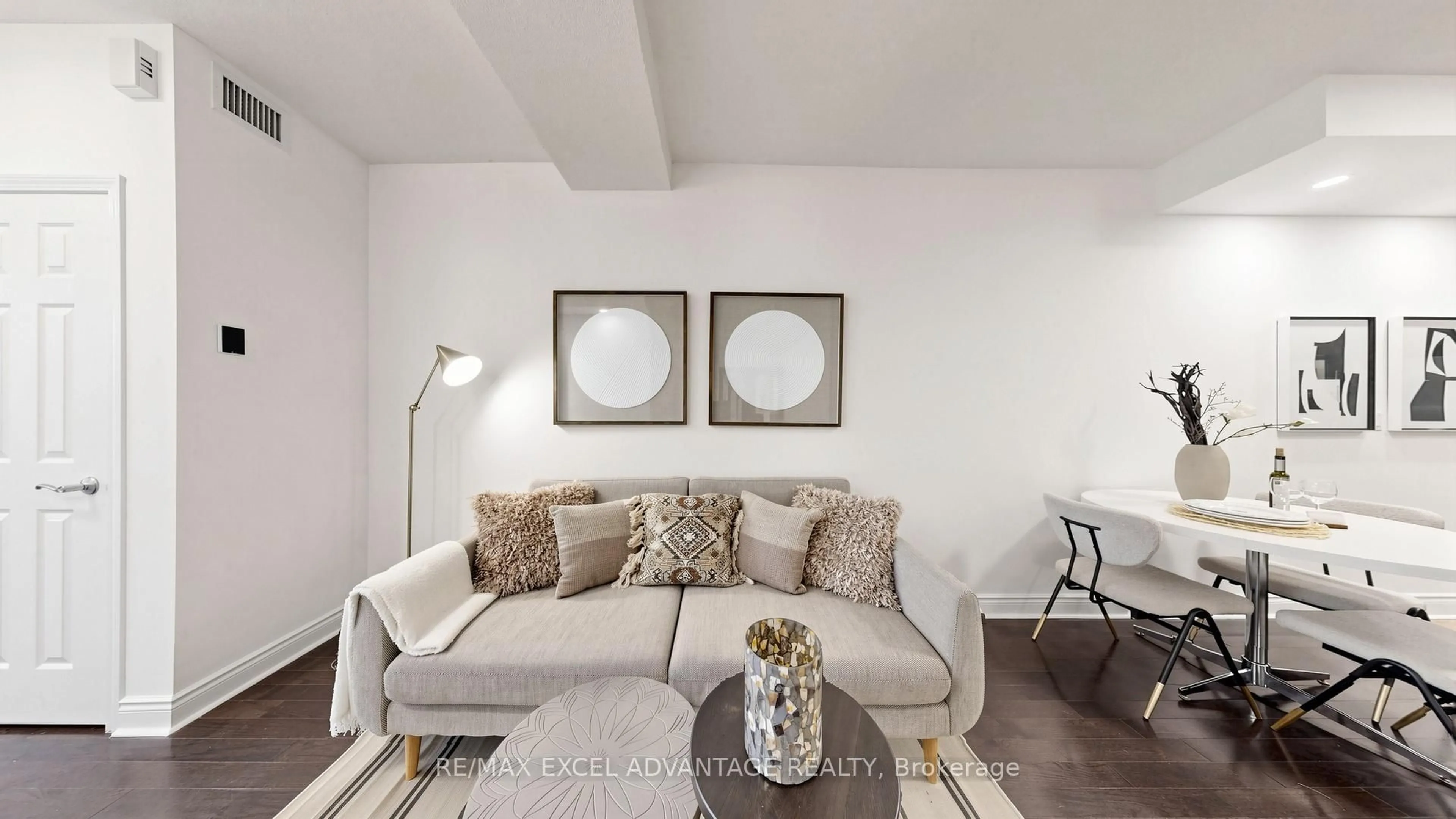 Living room with furniture, unknown for 21 Olive Ave #TH103, Toronto Ontario M2N 4N4
