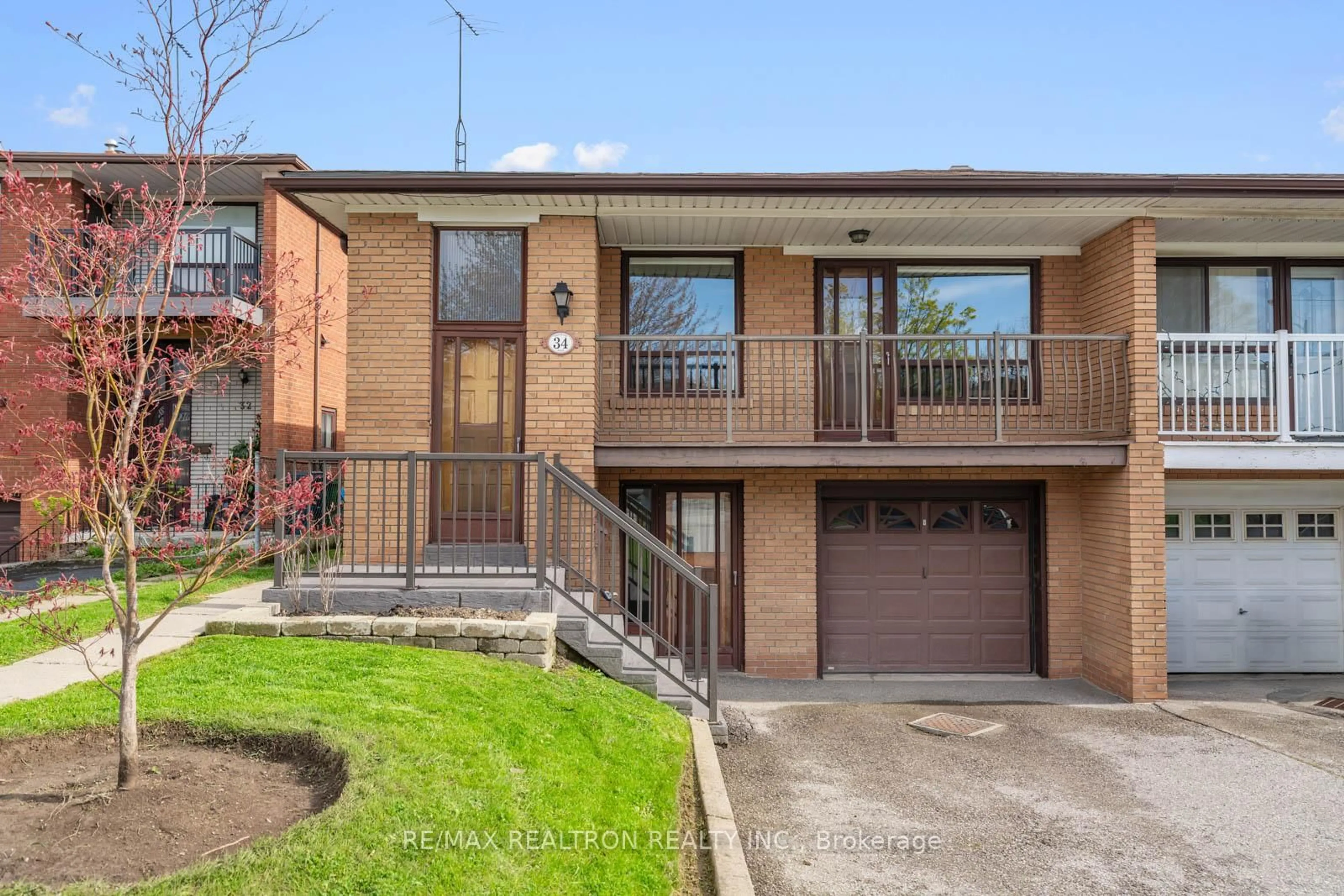 Home with brick exterior material, street for 34 Tillplain Rd, Toronto Ontario M3H 5R2
