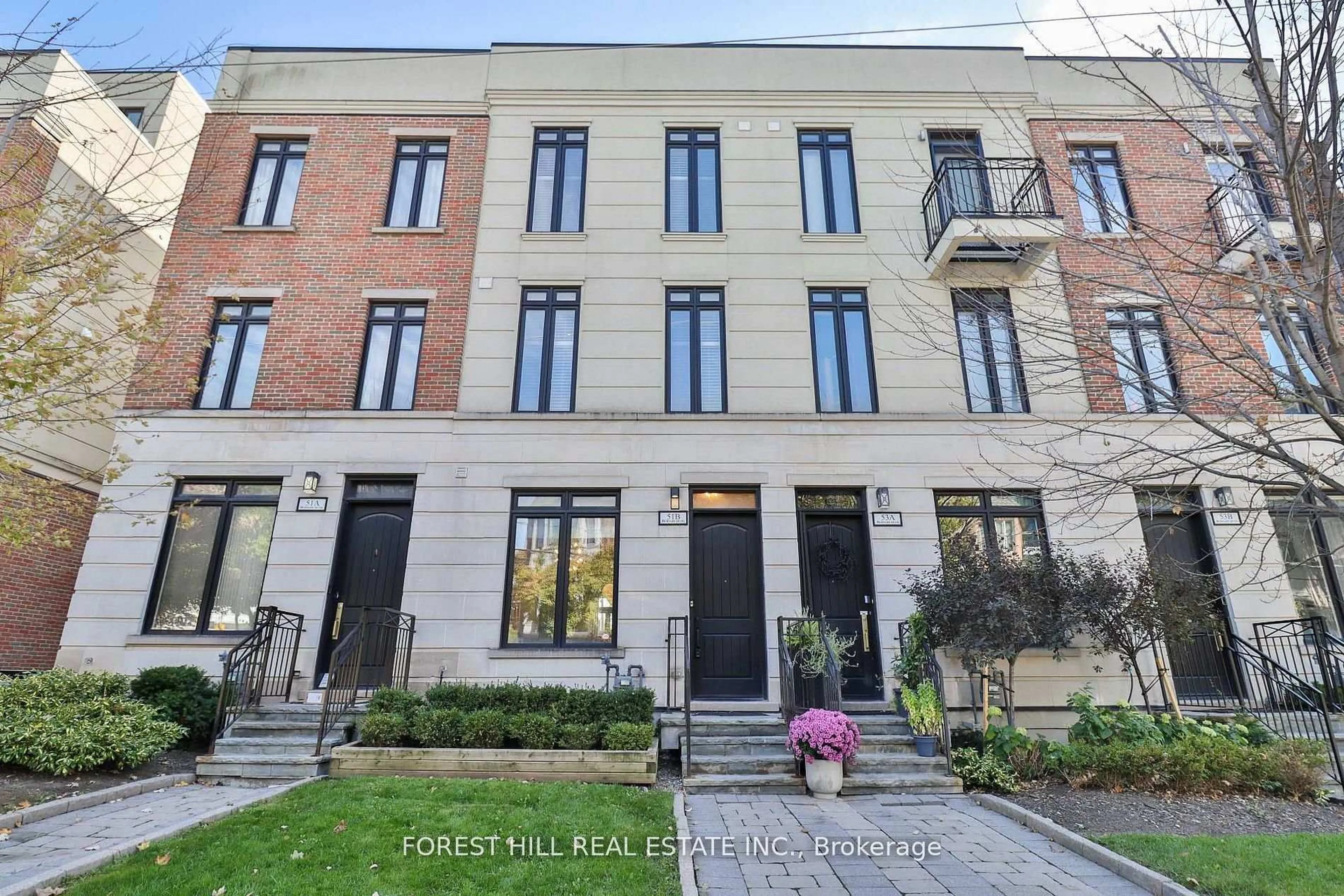 Home with brick exterior material, street for 51B Burnaby Blvd, Toronto Ontario M5N 1G3