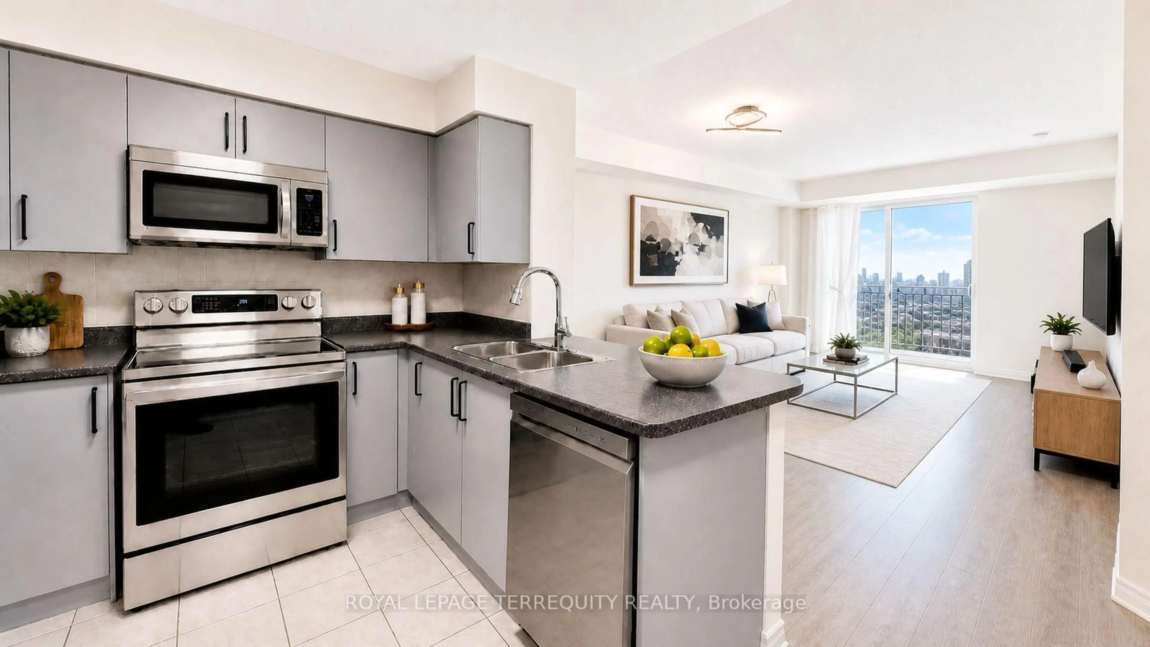 Open concept kitchen, unknown for 4968 Yonge St #3508, Toronto Ontario M2N 7G9