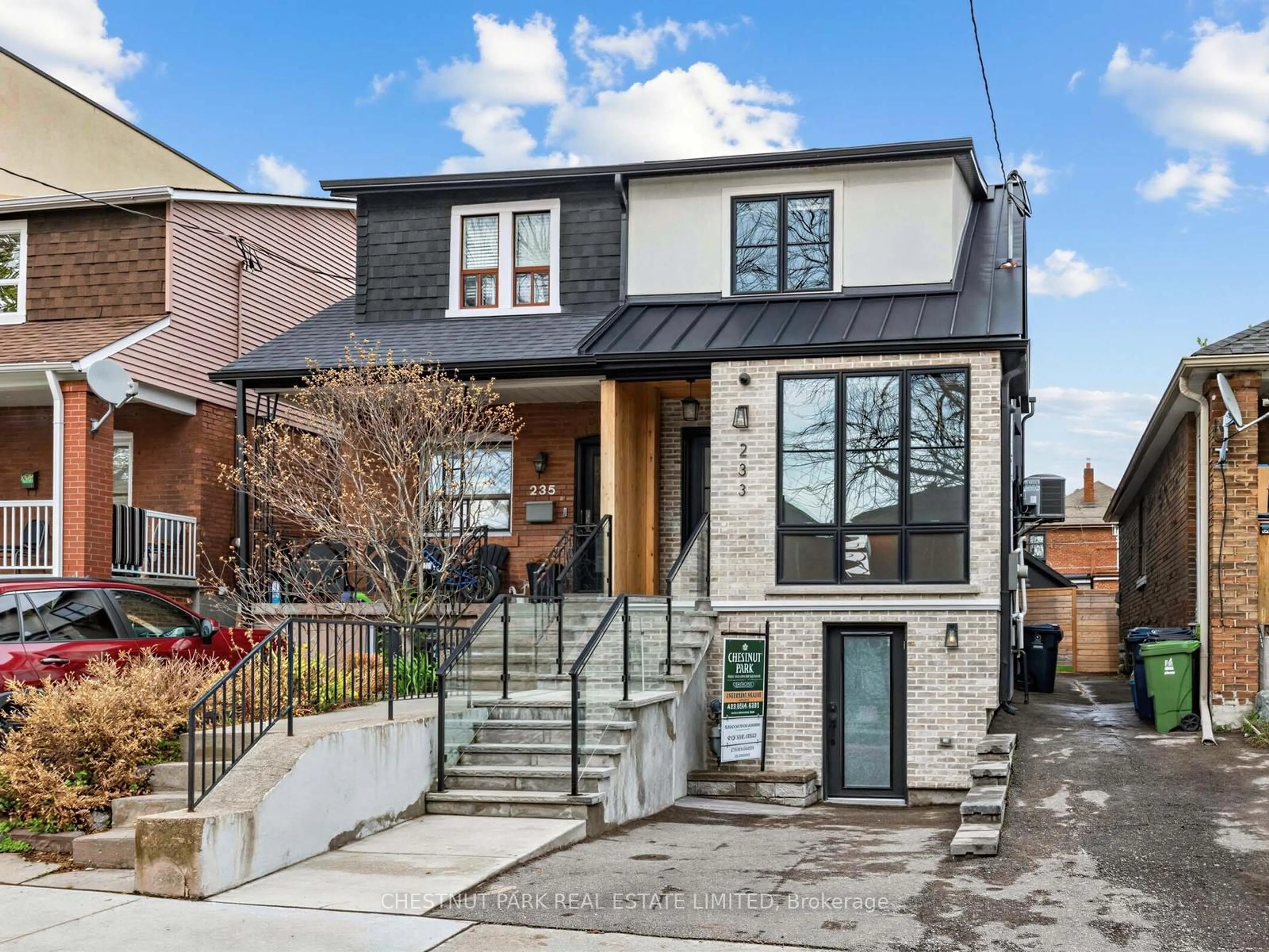 Home with brick exterior material, street for 233 Atlas Ave, Toronto Ontario M6C 3P6