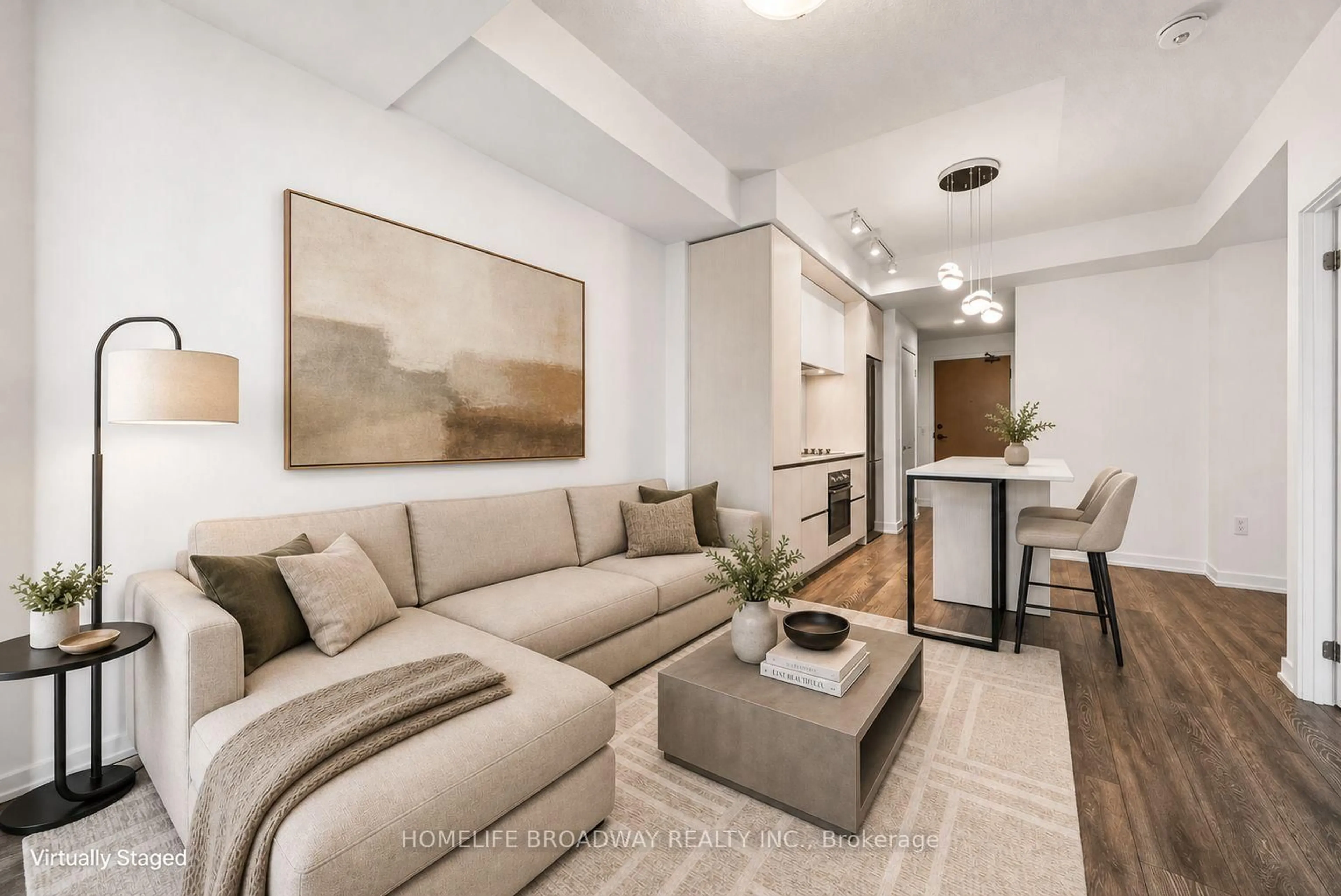 Living room with furniture, unknown for 34 Tubman Ave #801, Toronto Ontario M5A 0R2