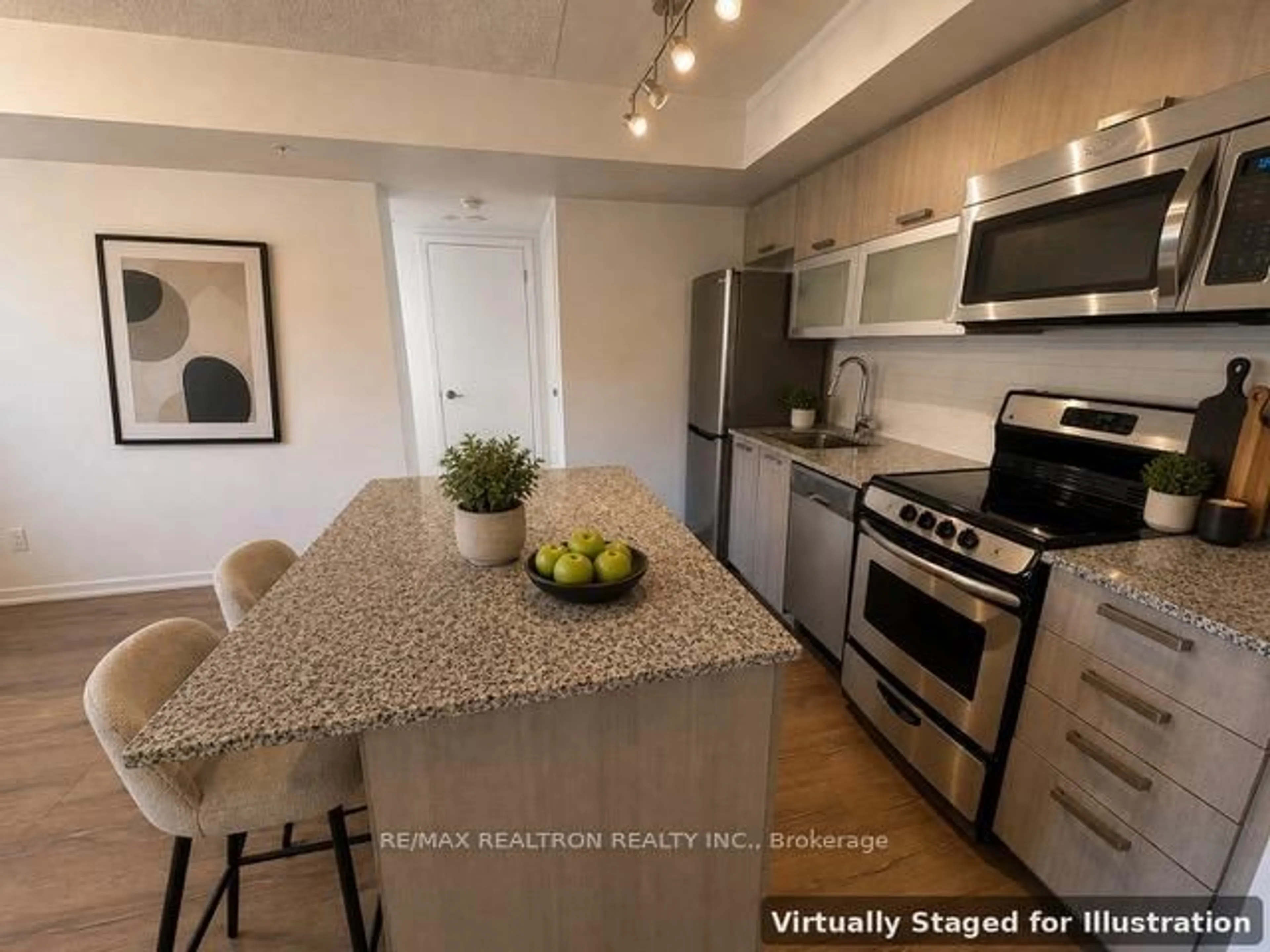 Open concept kitchen, unknown for 68 Abell St #239, Toronto Ontario M6J 0B1
