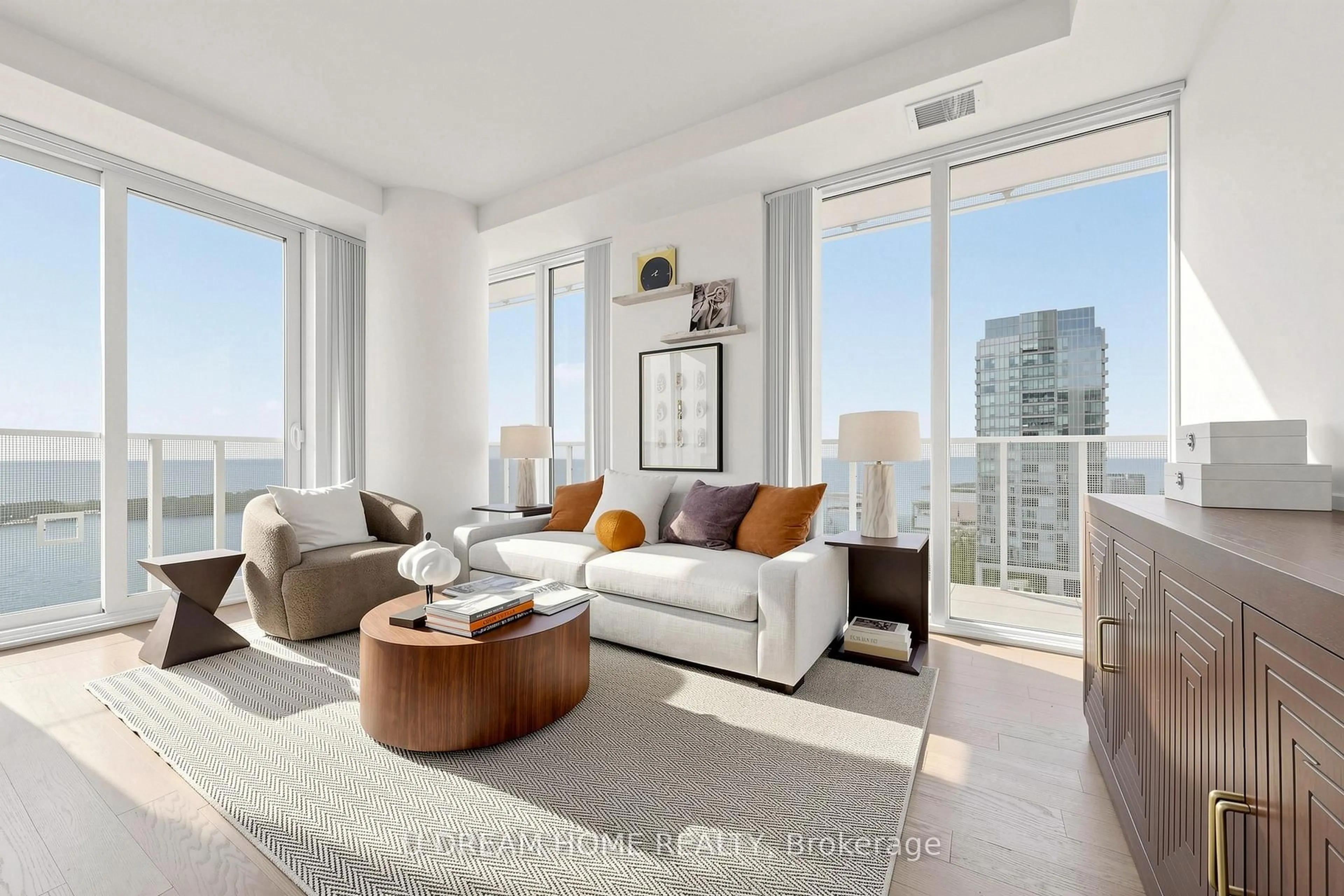 Living room with furniture, unknown for 88 Harbour St #6110, Toronto Ontario M5J 1B7
