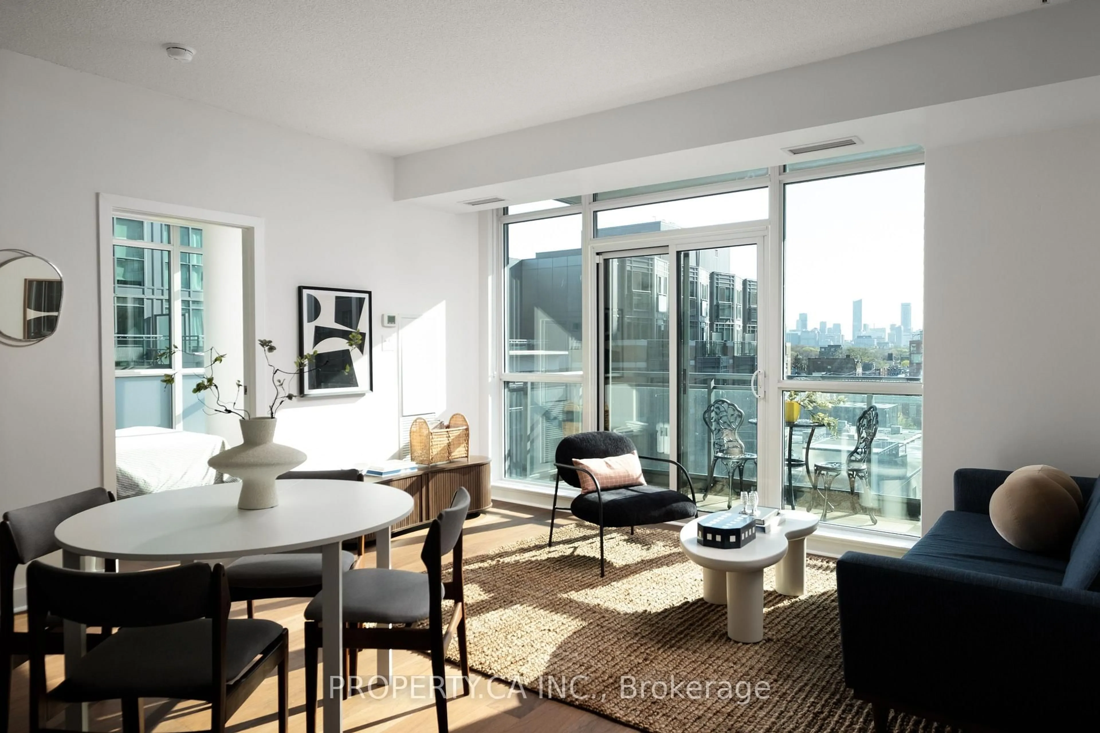 Living room with furniture, unknown for 1171 Queen St #704, Toronto Ontario M6J 0A5