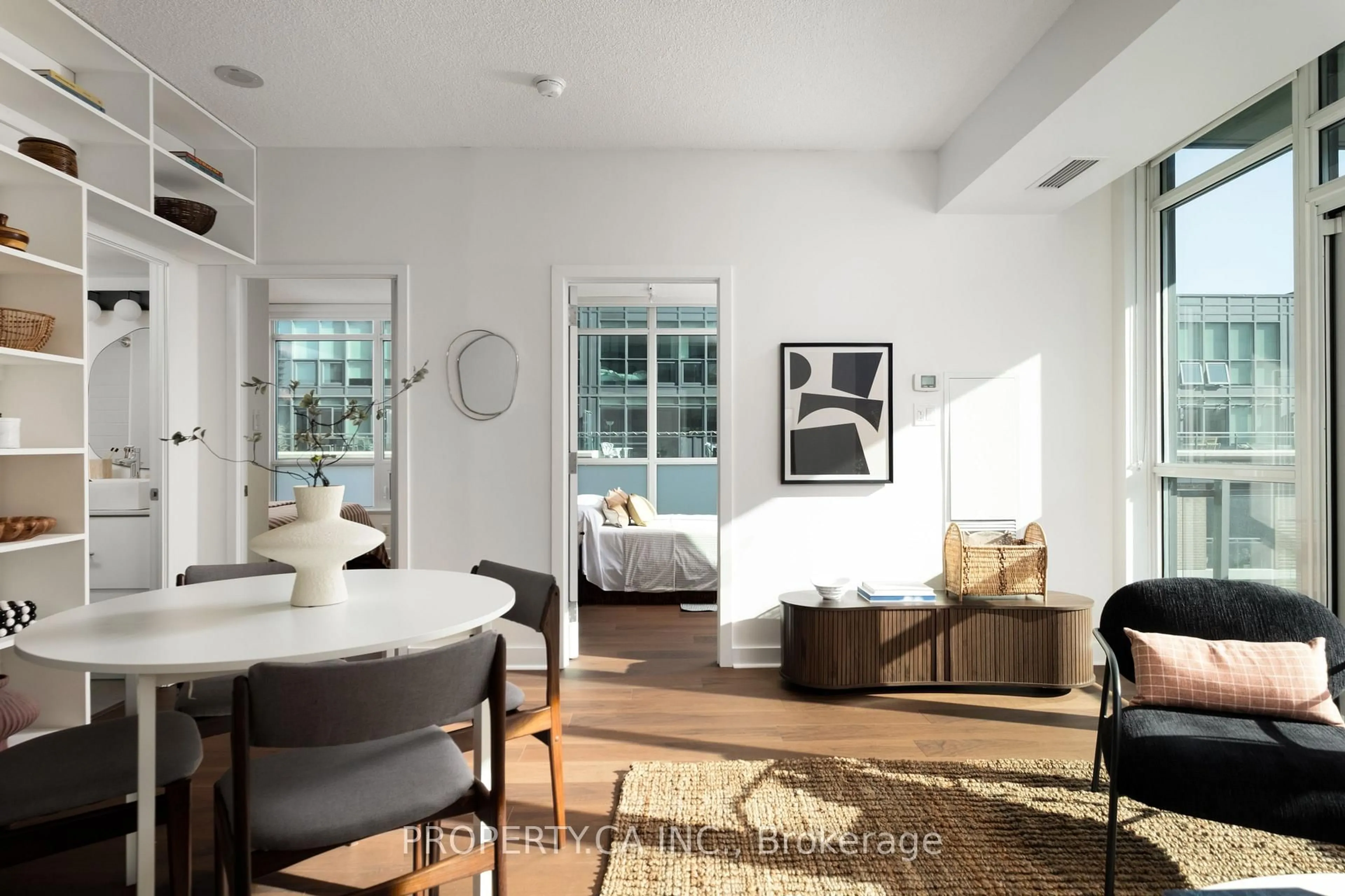 Living room with furniture, unknown for 1171 Queen St #704, Toronto Ontario M6J 0A5