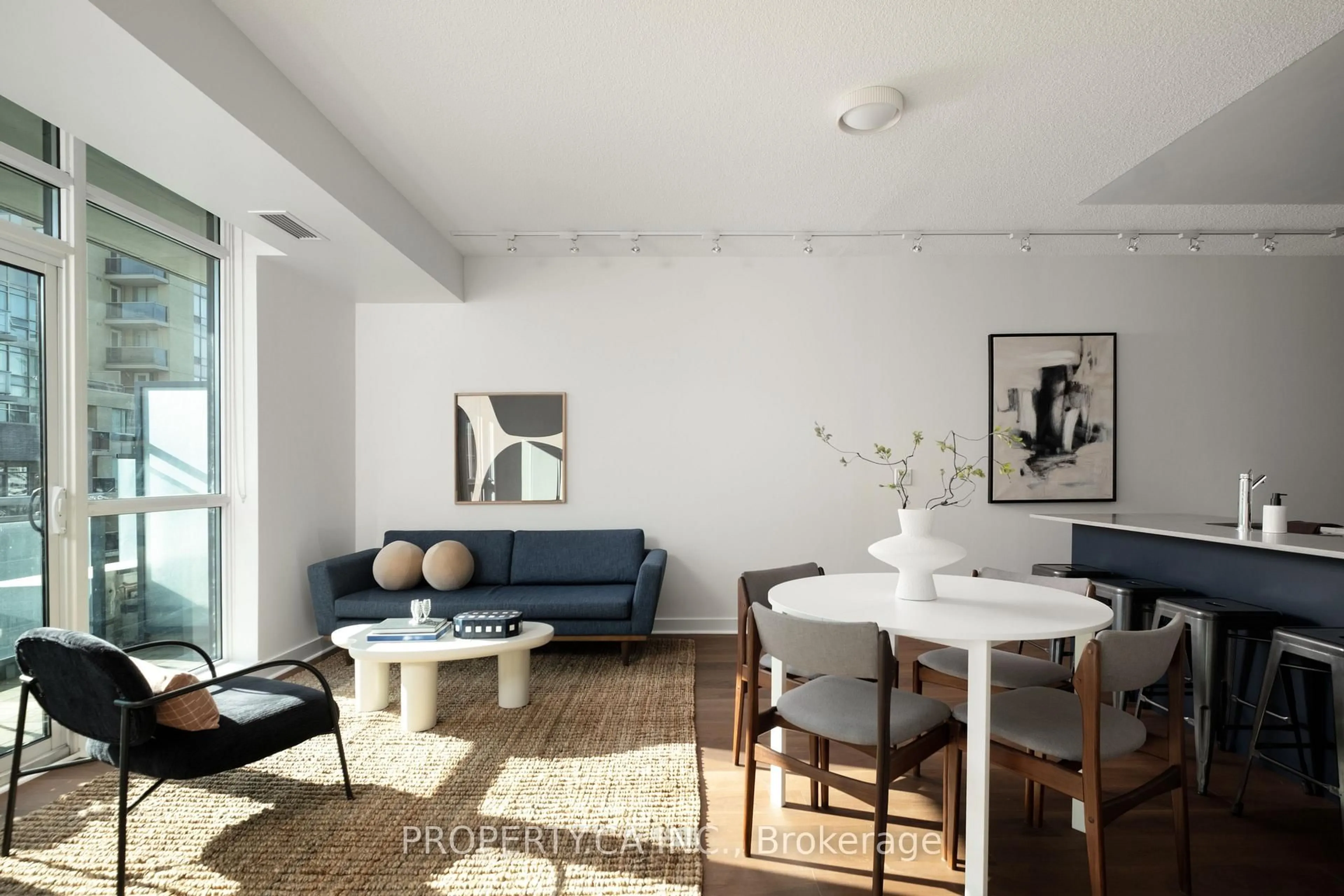 Living room with furniture, unknown for 1171 Queen St #704, Toronto Ontario M6J 0A5