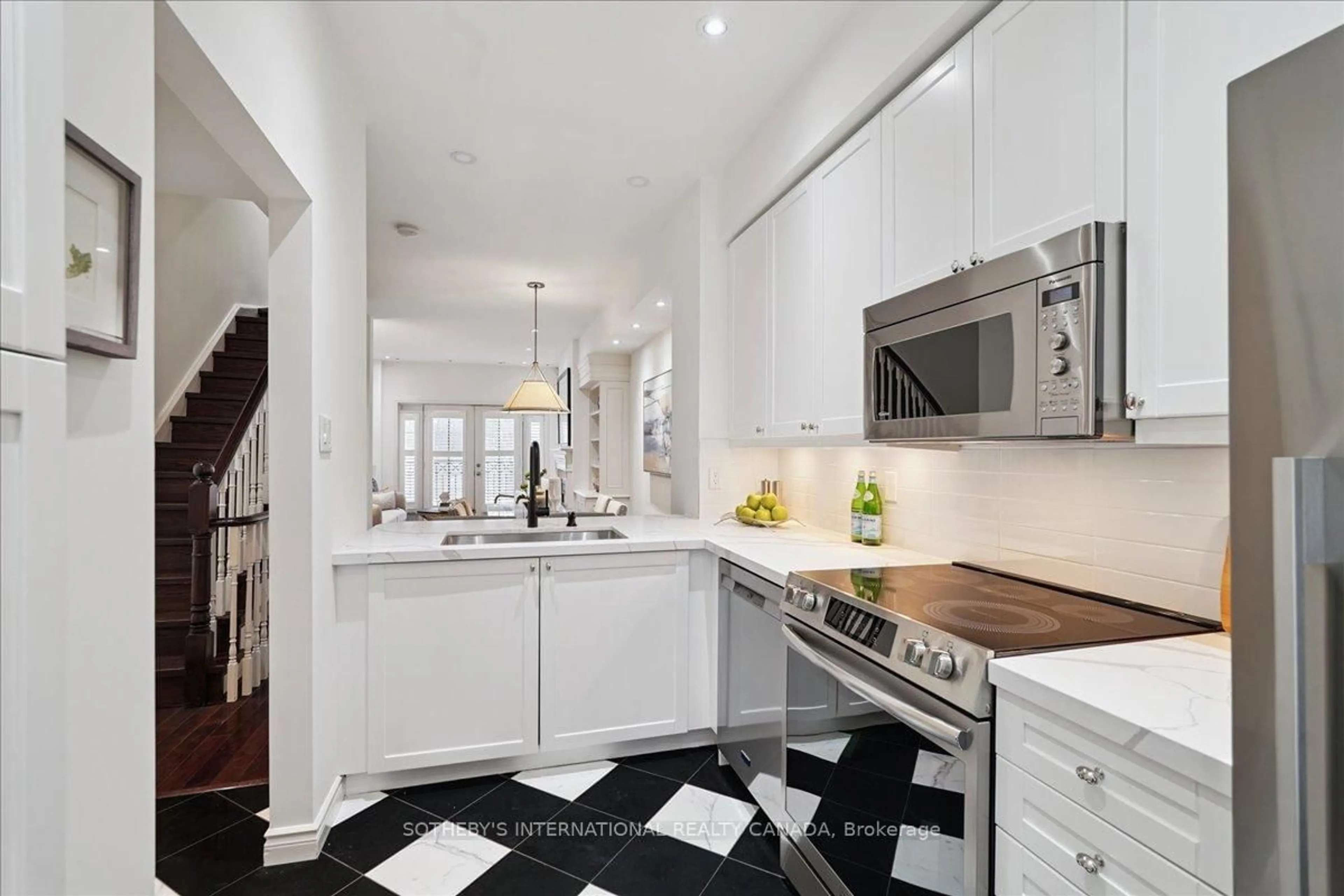 Contemporary kitchen, ceramic/tile floor for 1 Baxter St #2, Toronto Ontario M4W 3W1