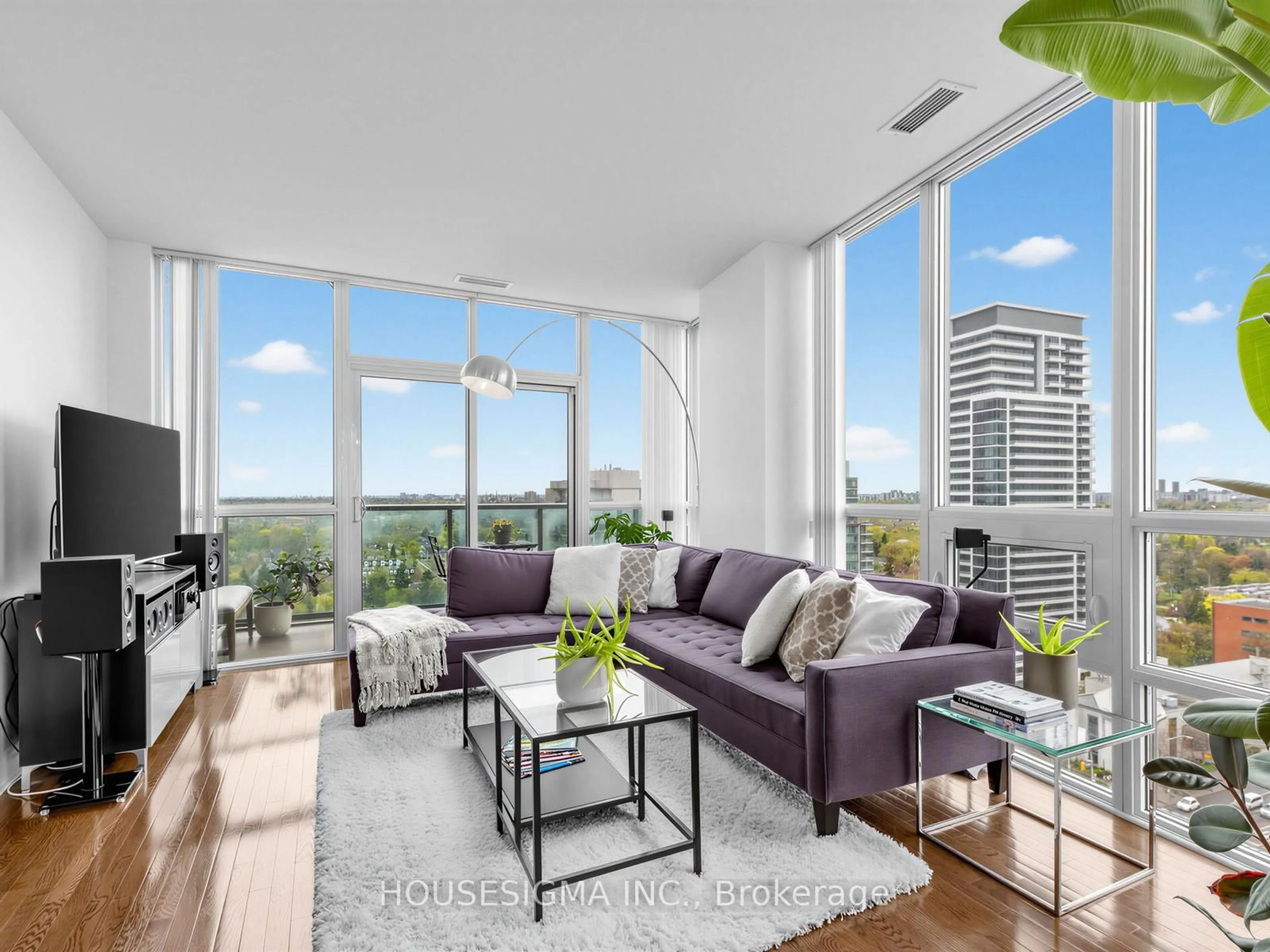 Living room with furniture, unknown for 26 Norton Ave #PH02, Toronto Ontario M2N 0H6