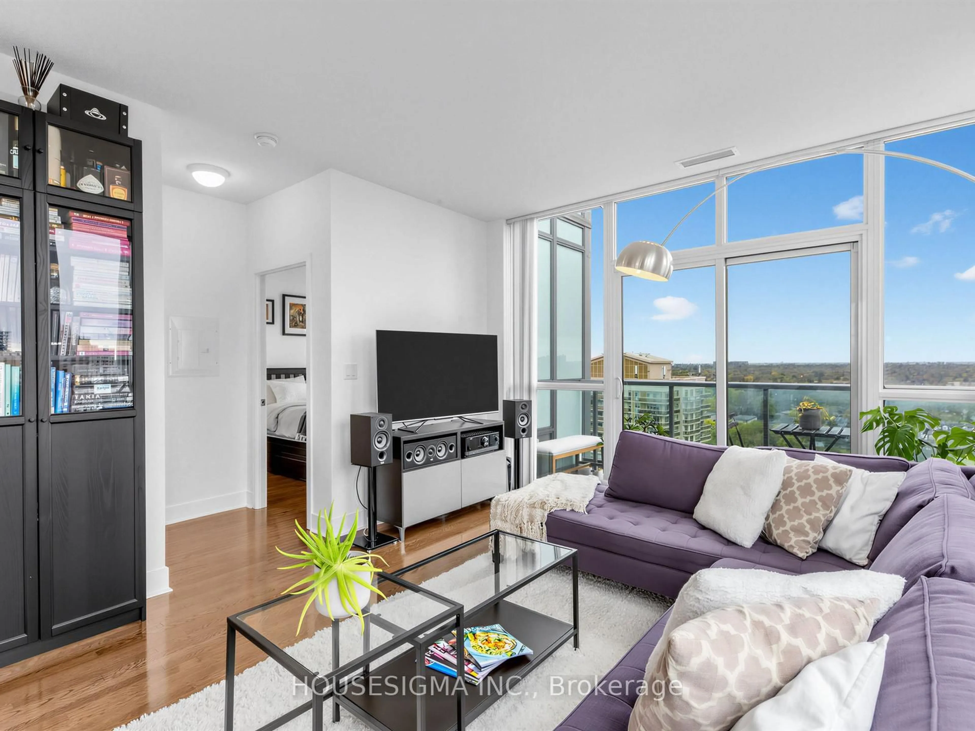 Living room with furniture, unknown for 26 Norton Ave #PH02, Toronto Ontario M2N 0H6
