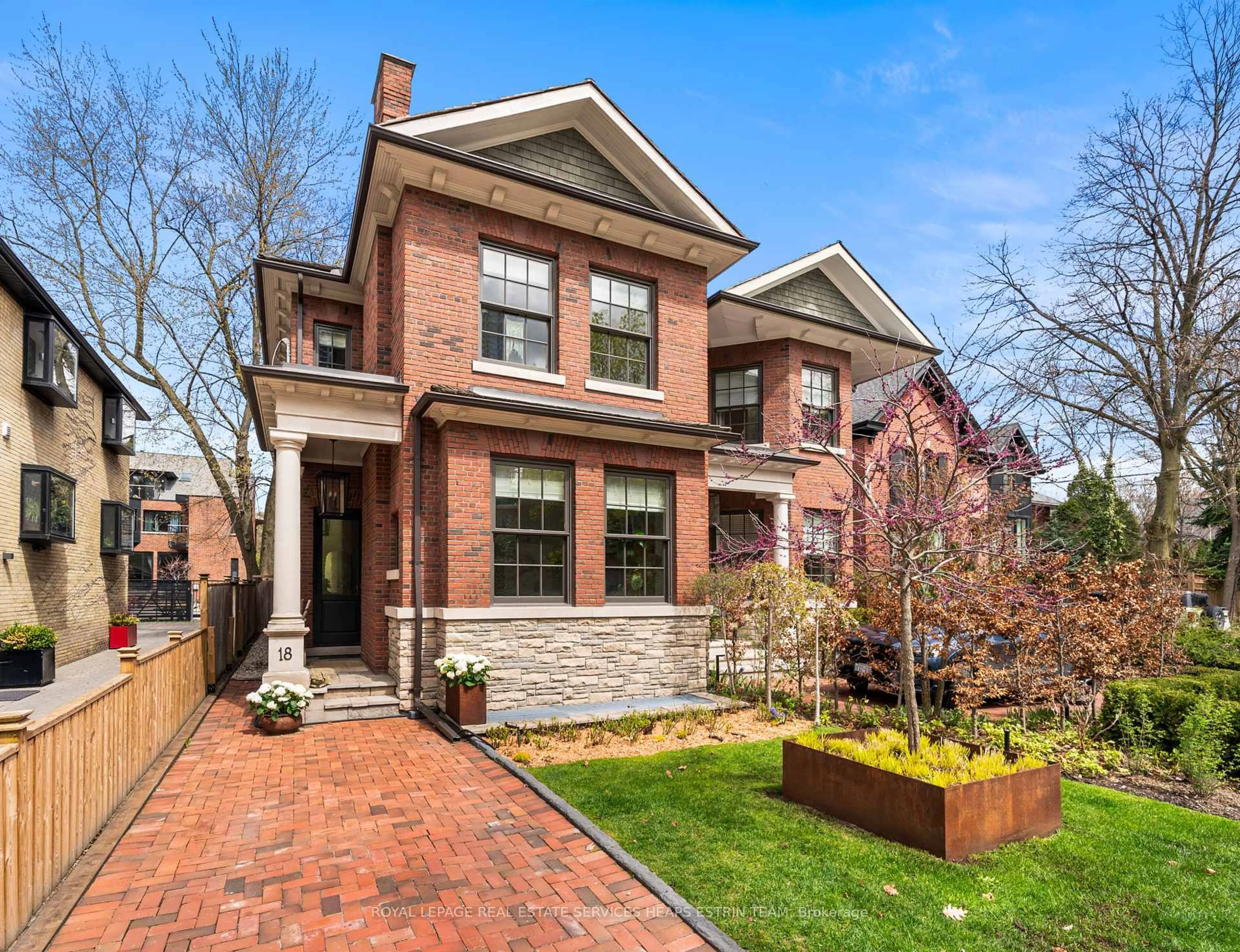Home with brick exterior material, street for 18 Rachael St, Toronto Ontario M4W 1M5