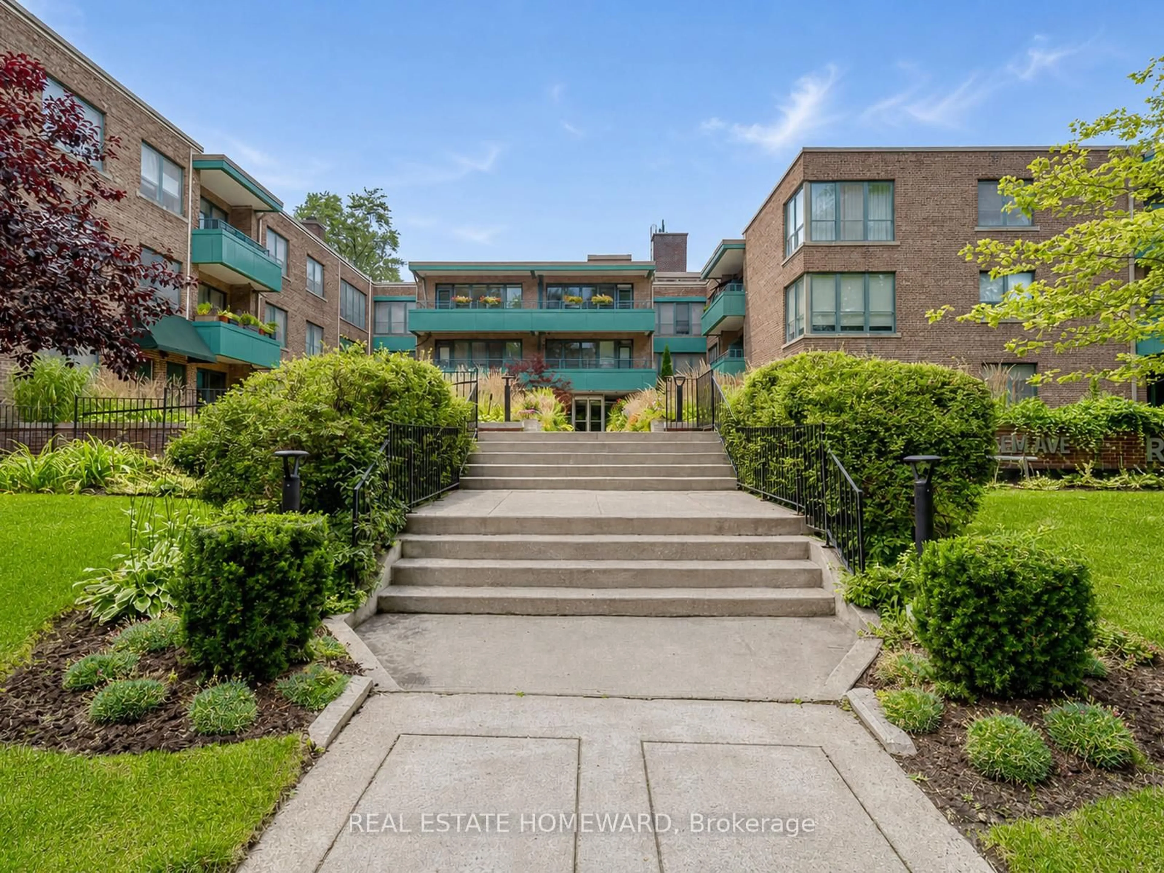 A pic from outside/outdoor area/front of a property/back of a property/a pic from drone, unknown for 30 Elm Ave #309, Toronto Ontario M4W 1N5