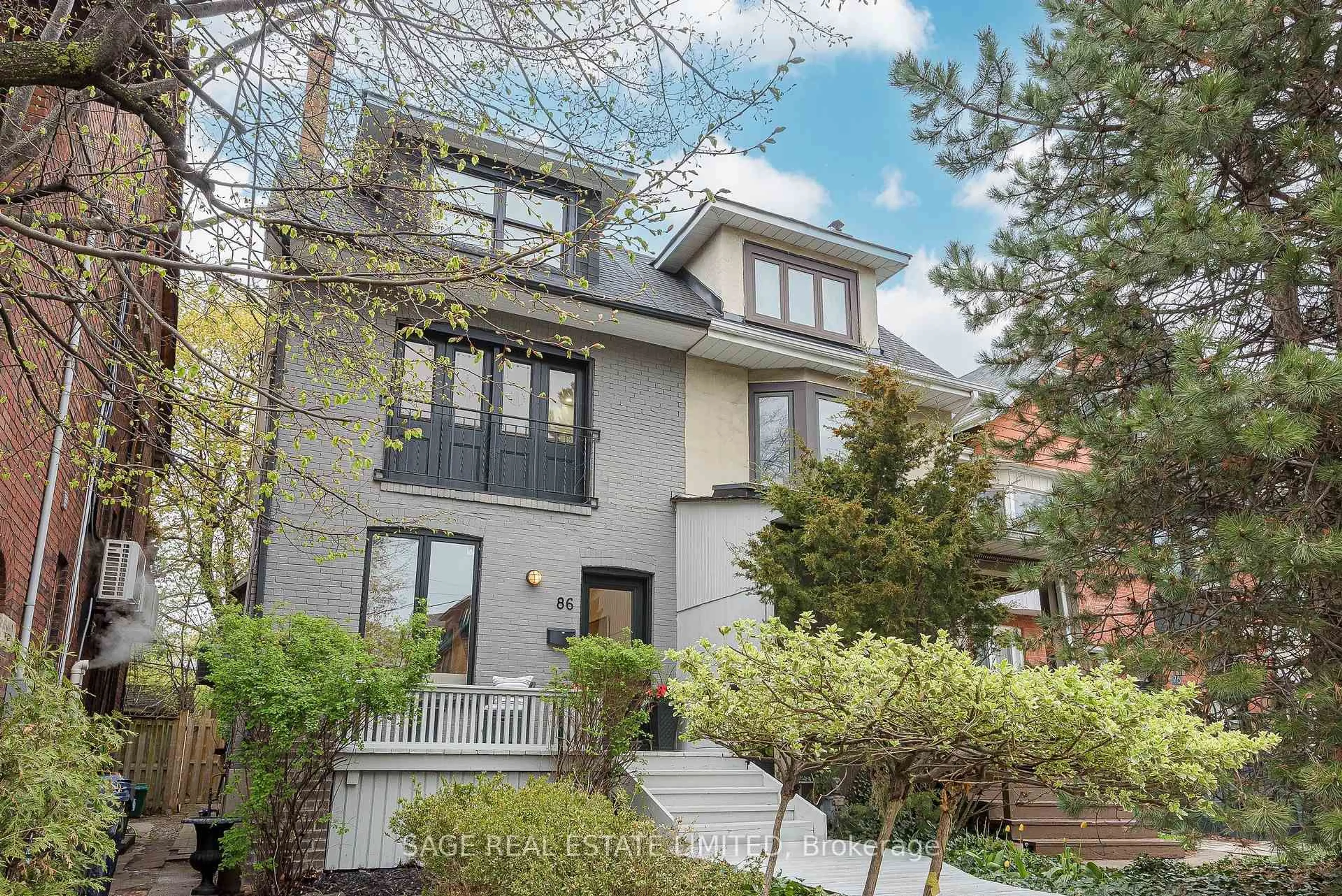 Home with brick exterior material, street for 86 Dupont St, Toronto Ontario M5R 1V2