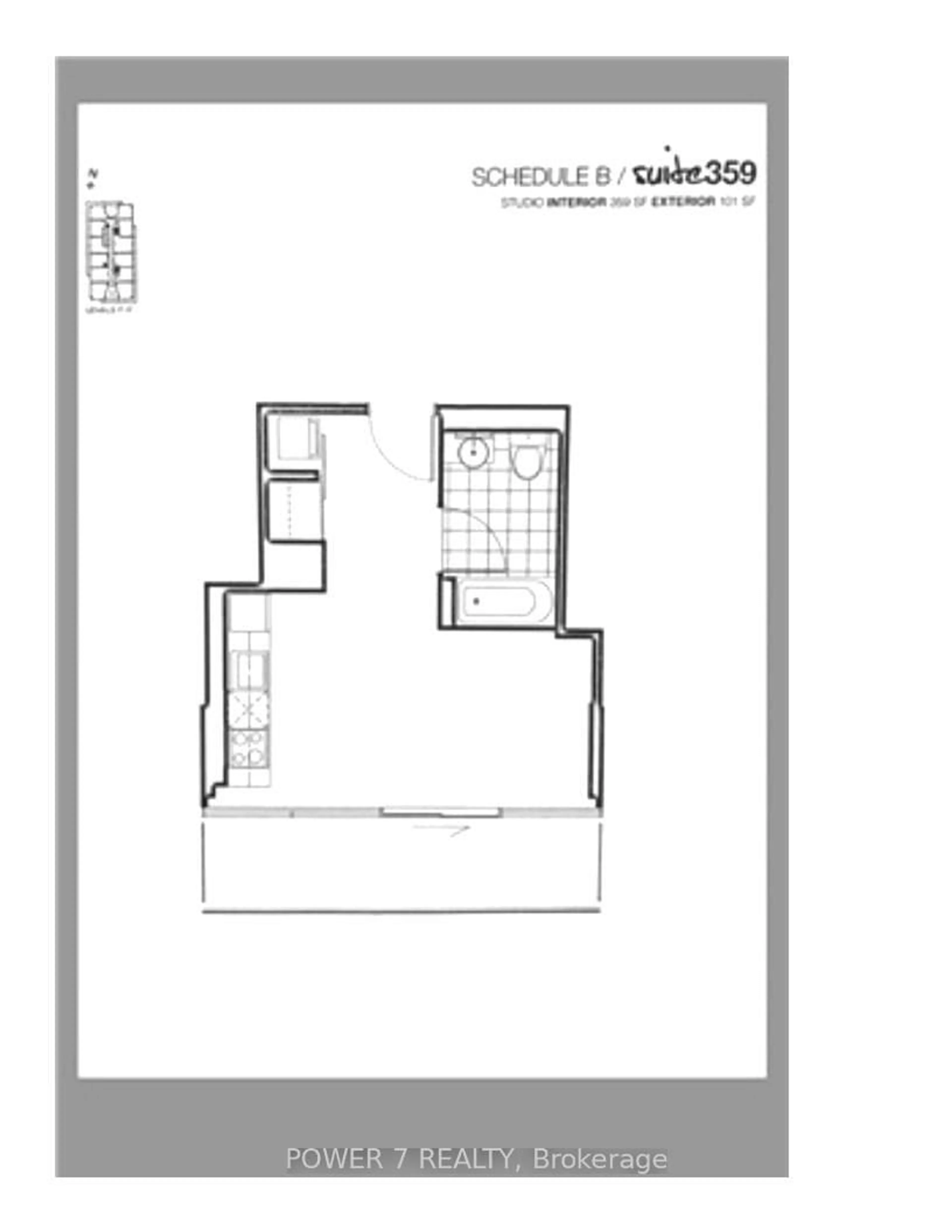 Floor plan for 161 Roehampton Ave #911, Toronto Ontario M4P 0C8