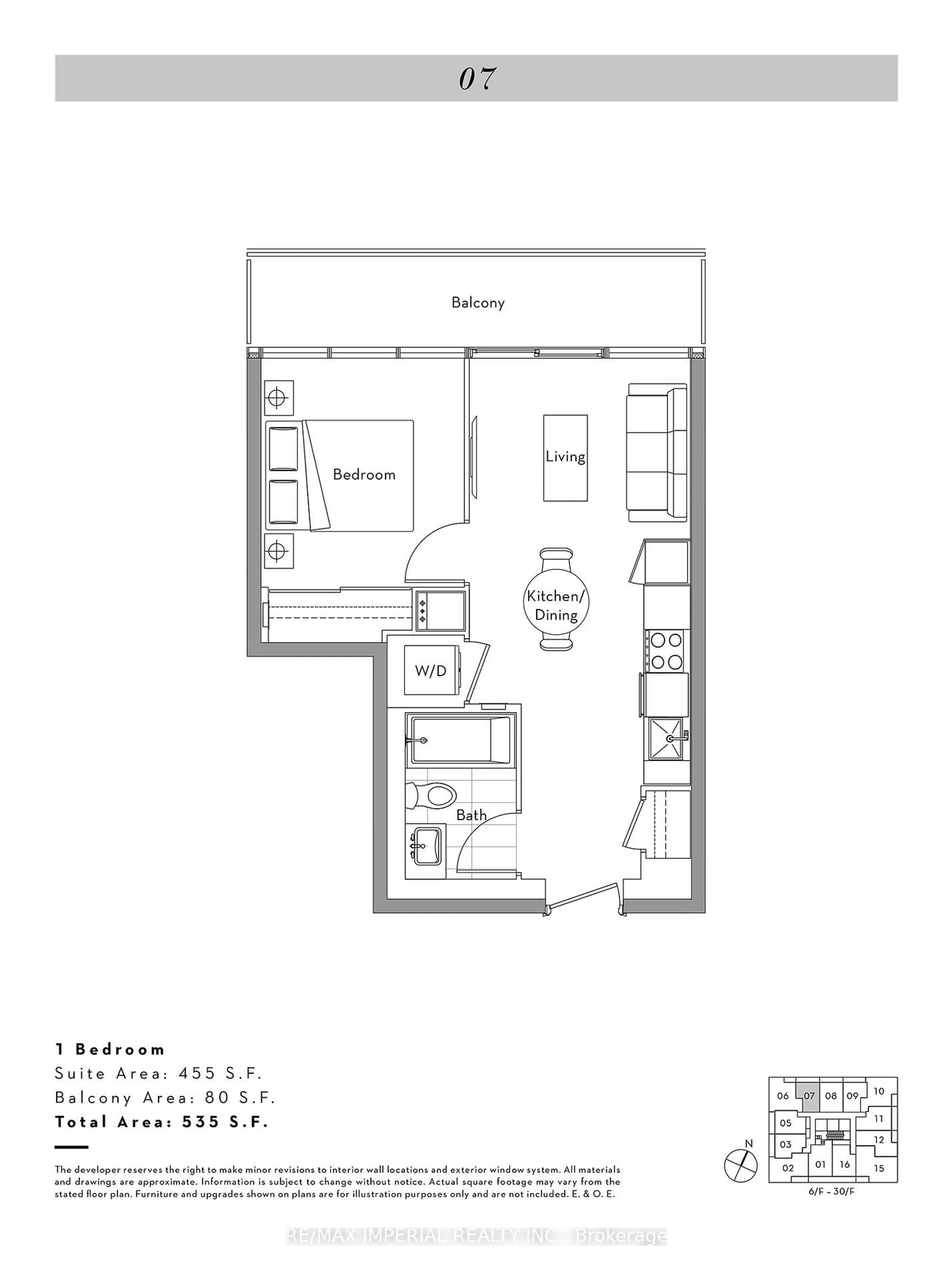Floor plan for 17 Bathurst St #2707, Toronto Ontario M5V 0N1