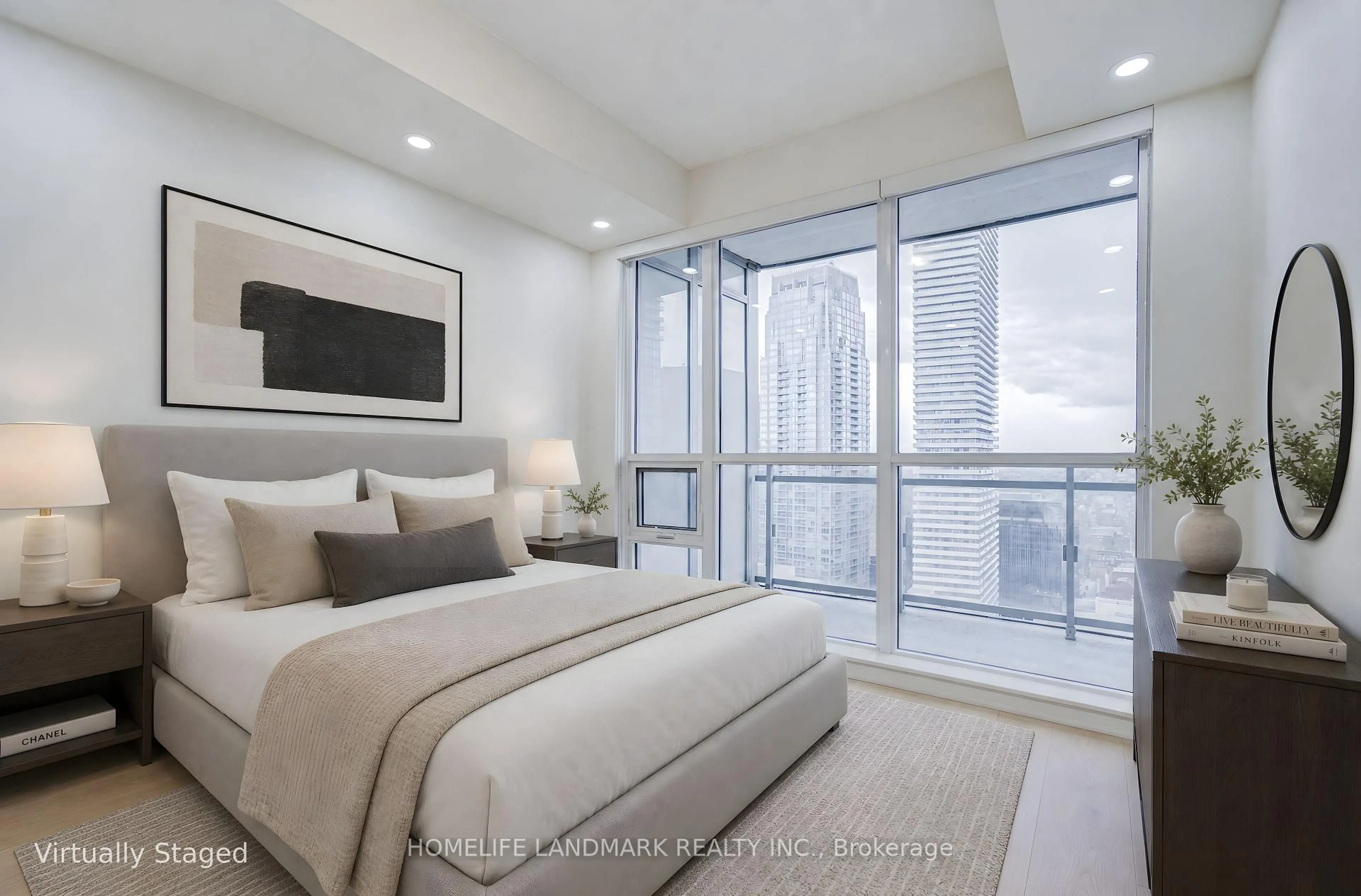 Bedroom with bed, unknown for 89 Dunfield Ave #2601, Toronto Ontario M4S 0A4