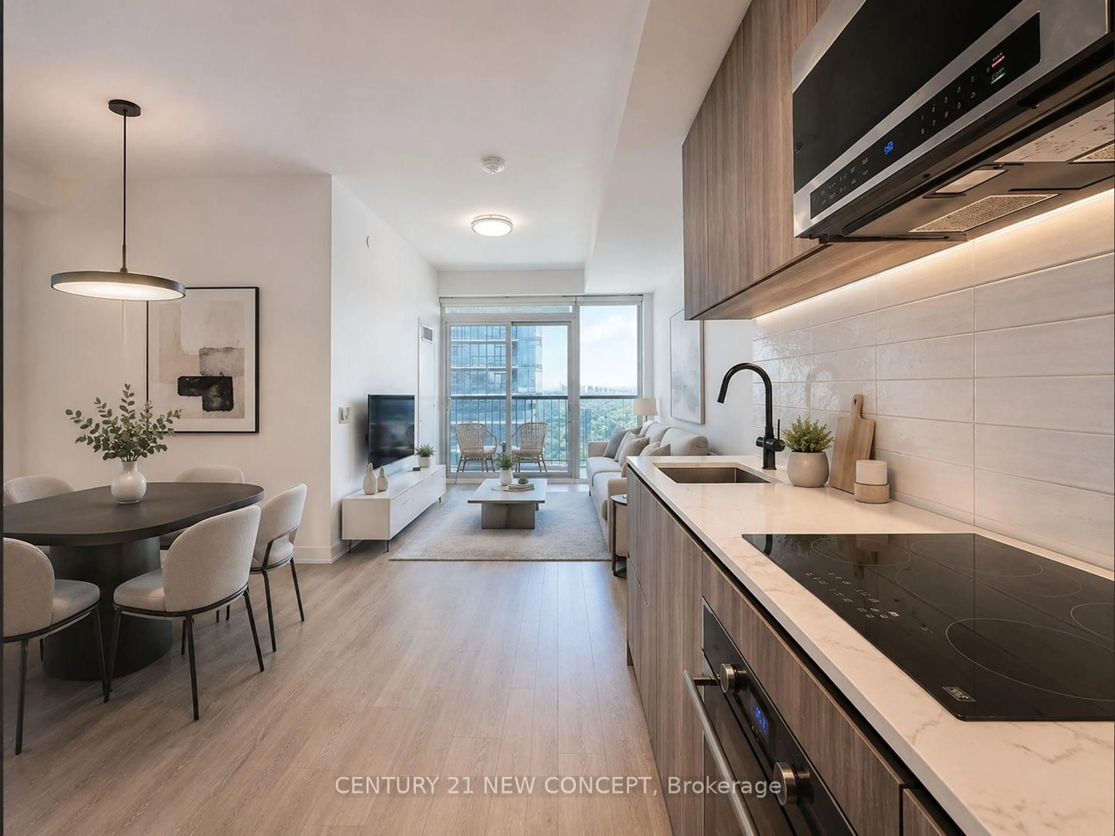 Open concept kitchen, unknown for 117 Broadway Ave #3204, Toronto Ontario M4P 1V3