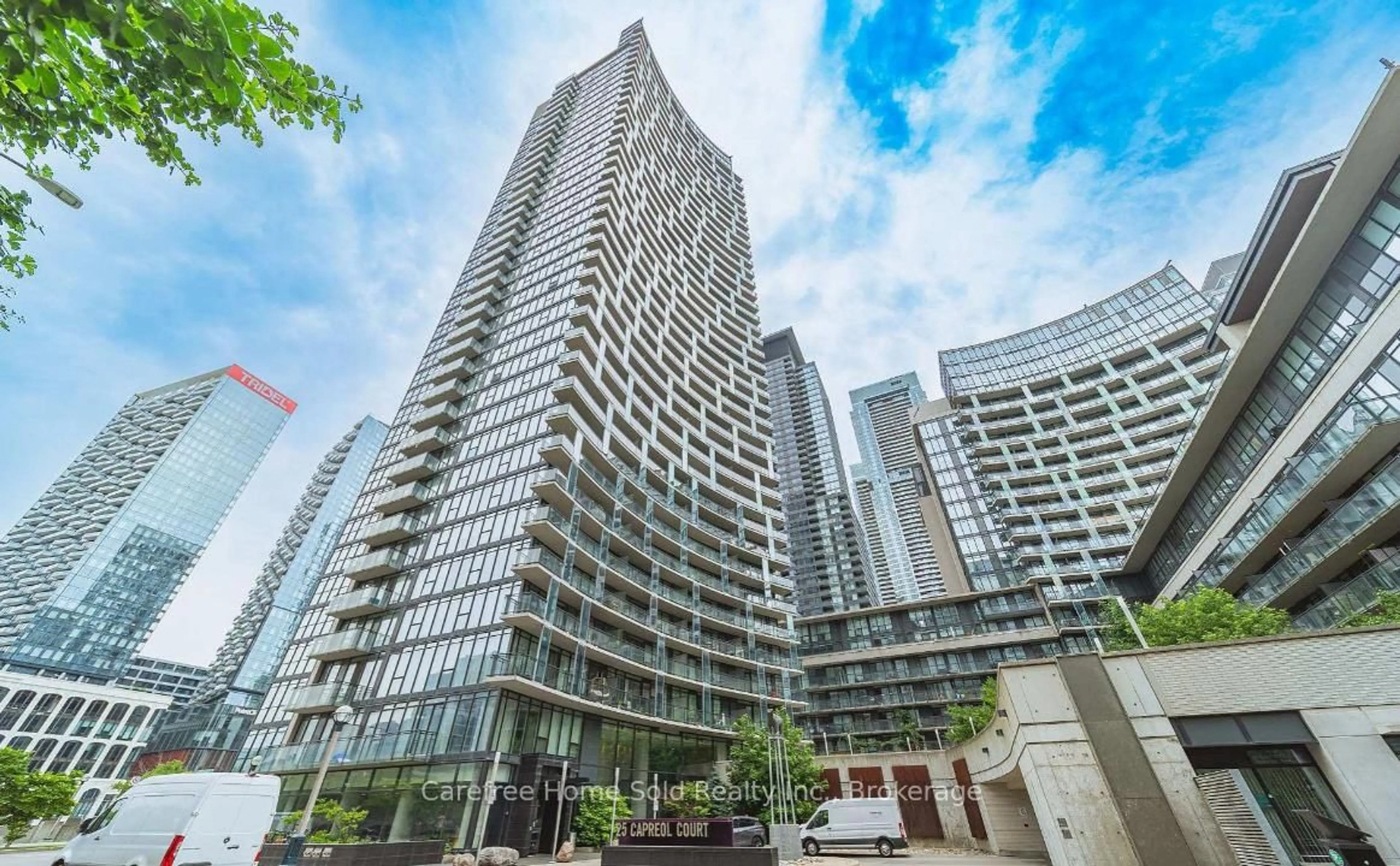 Indoor foyer for 25 Capreol Crt #1108, Toronto Ontario M5V 3Z7