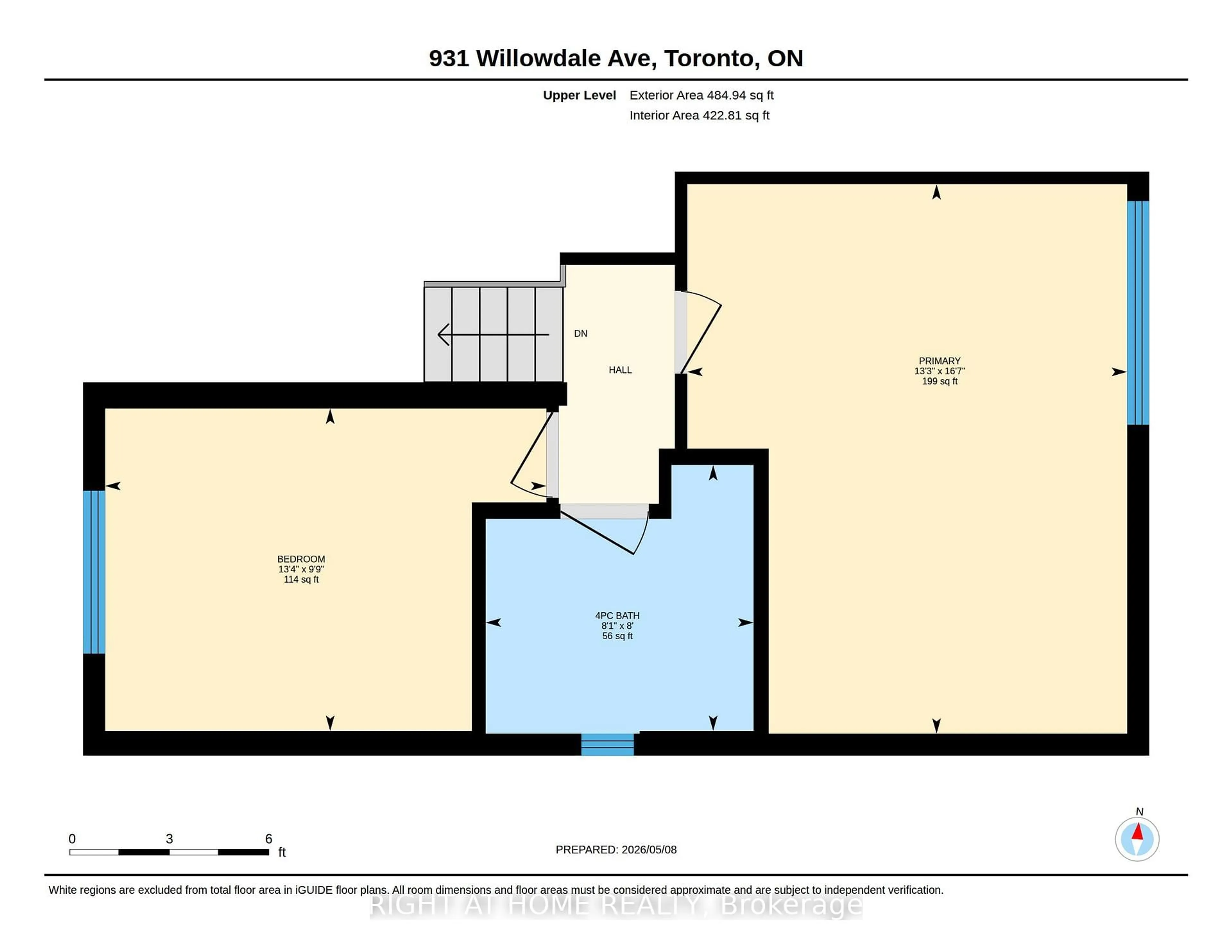 Floor plan for 931 Willowdale Ave, Toronto Ontario M2M 3C3