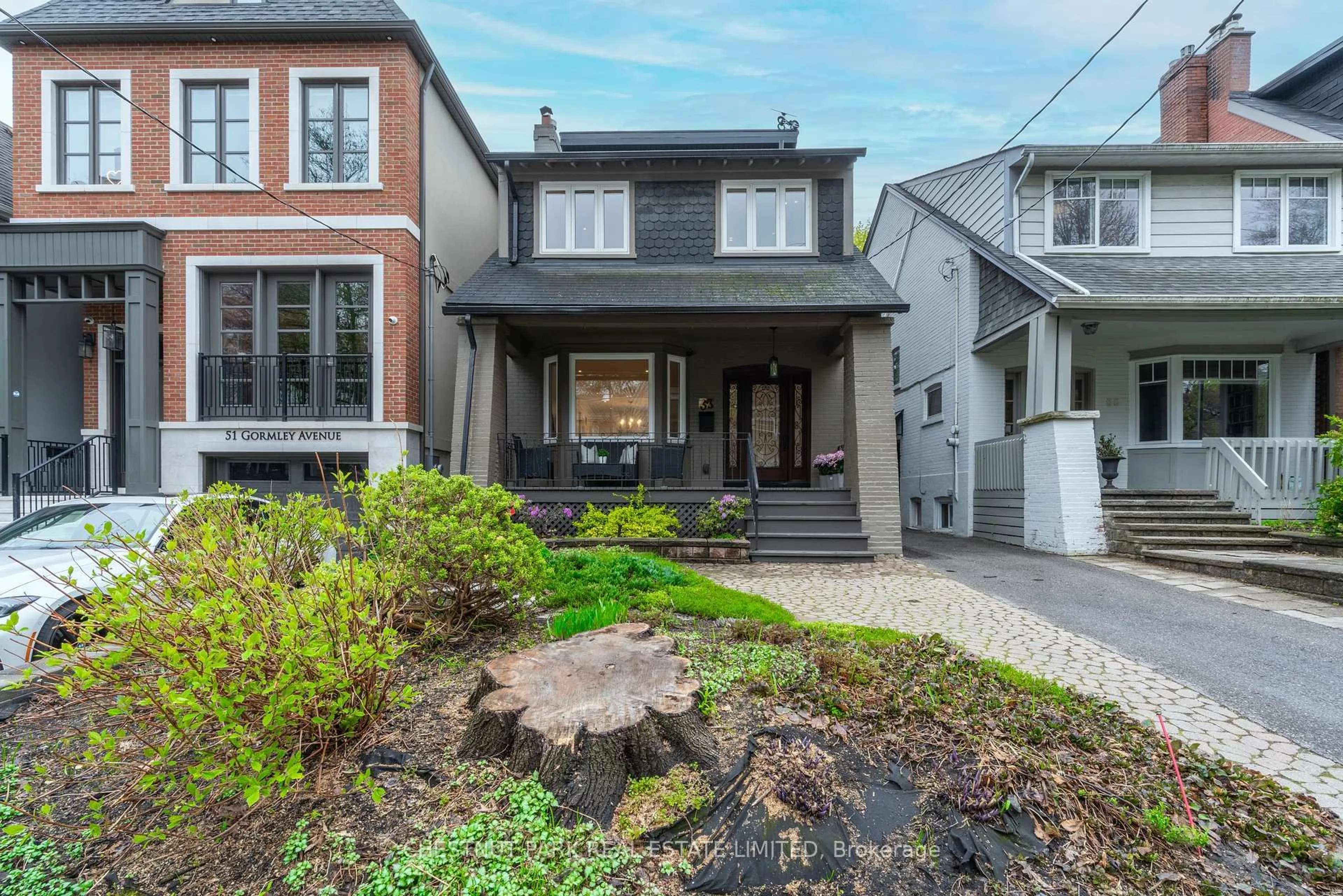 Home with brick exterior material, street for 53 Gormley Ave, Toronto Ontario M4V 1Y9
