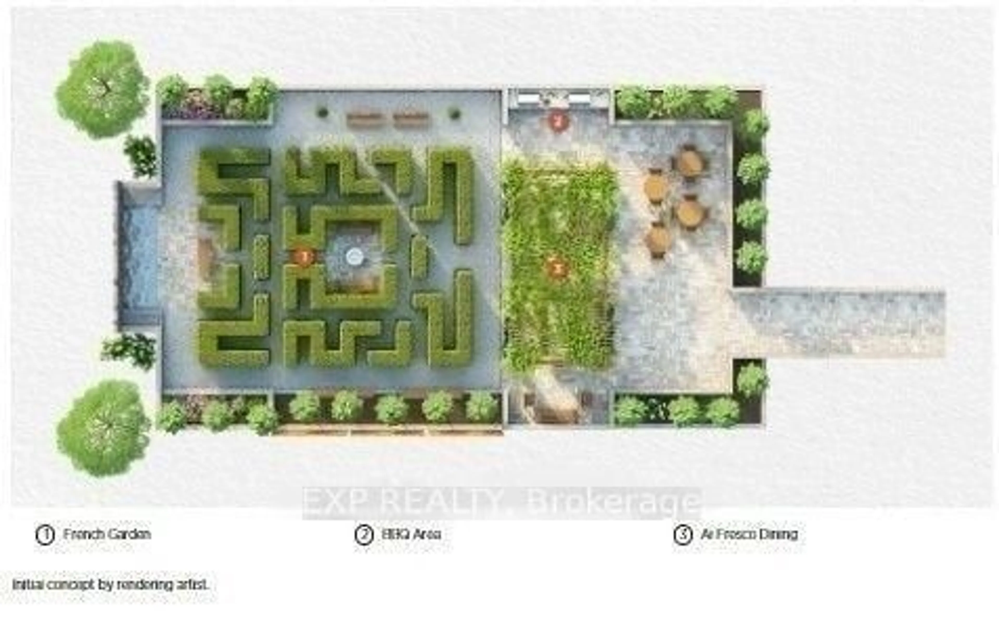 Patio, unknown for 115 Mcmahon Dr #3105, Toronto Ontario M2K 2X9