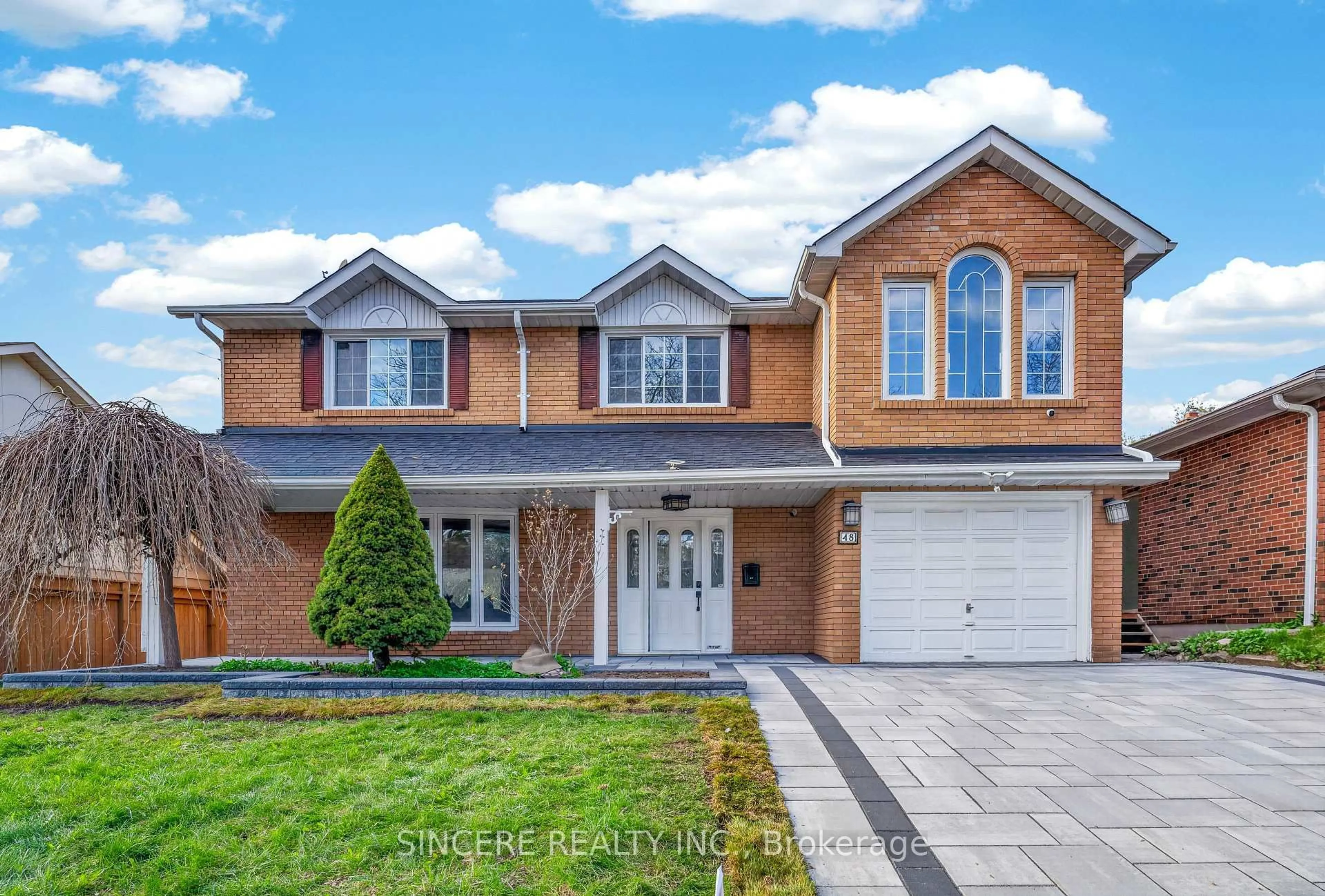 Home with brick exterior material, street for 48 Bellbury Cres, Toronto Ontario M2J 2J8