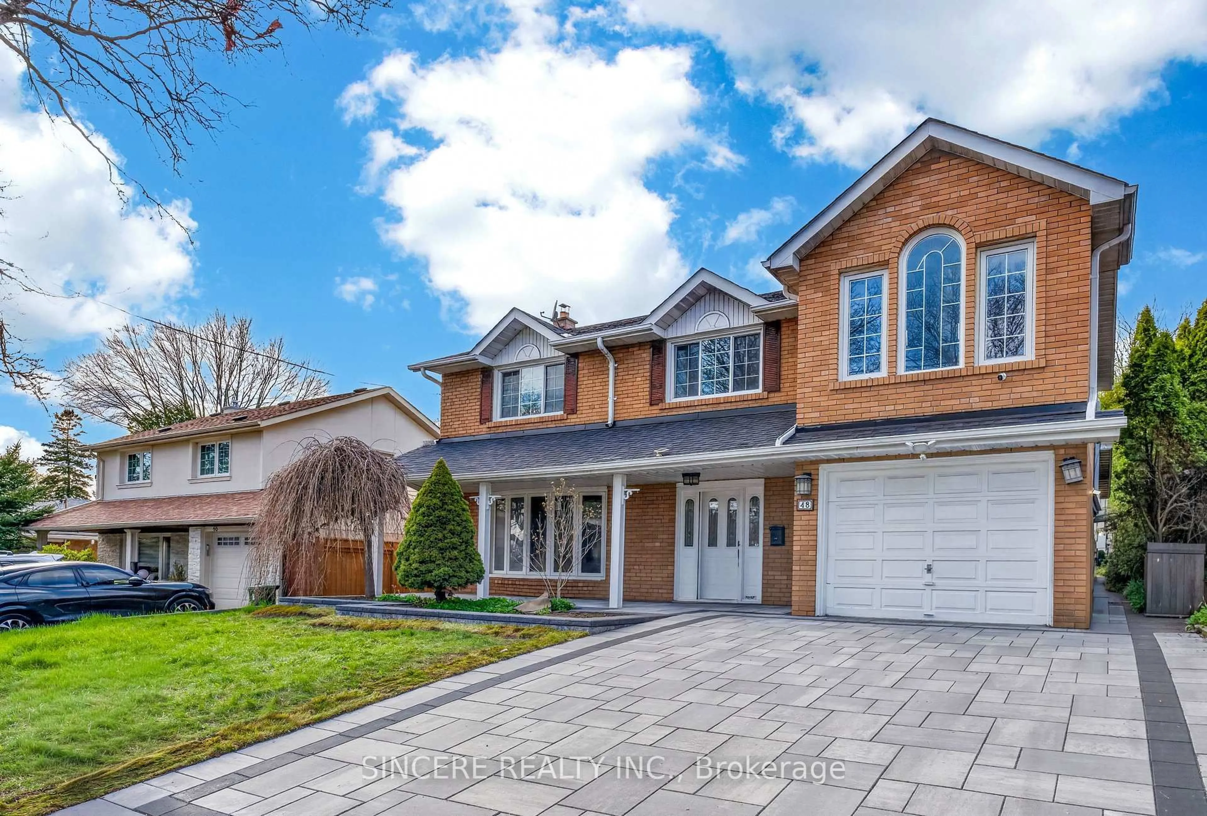 Home with brick exterior material, street for 48 Bellbury Cres, Toronto Ontario M2J 2J8