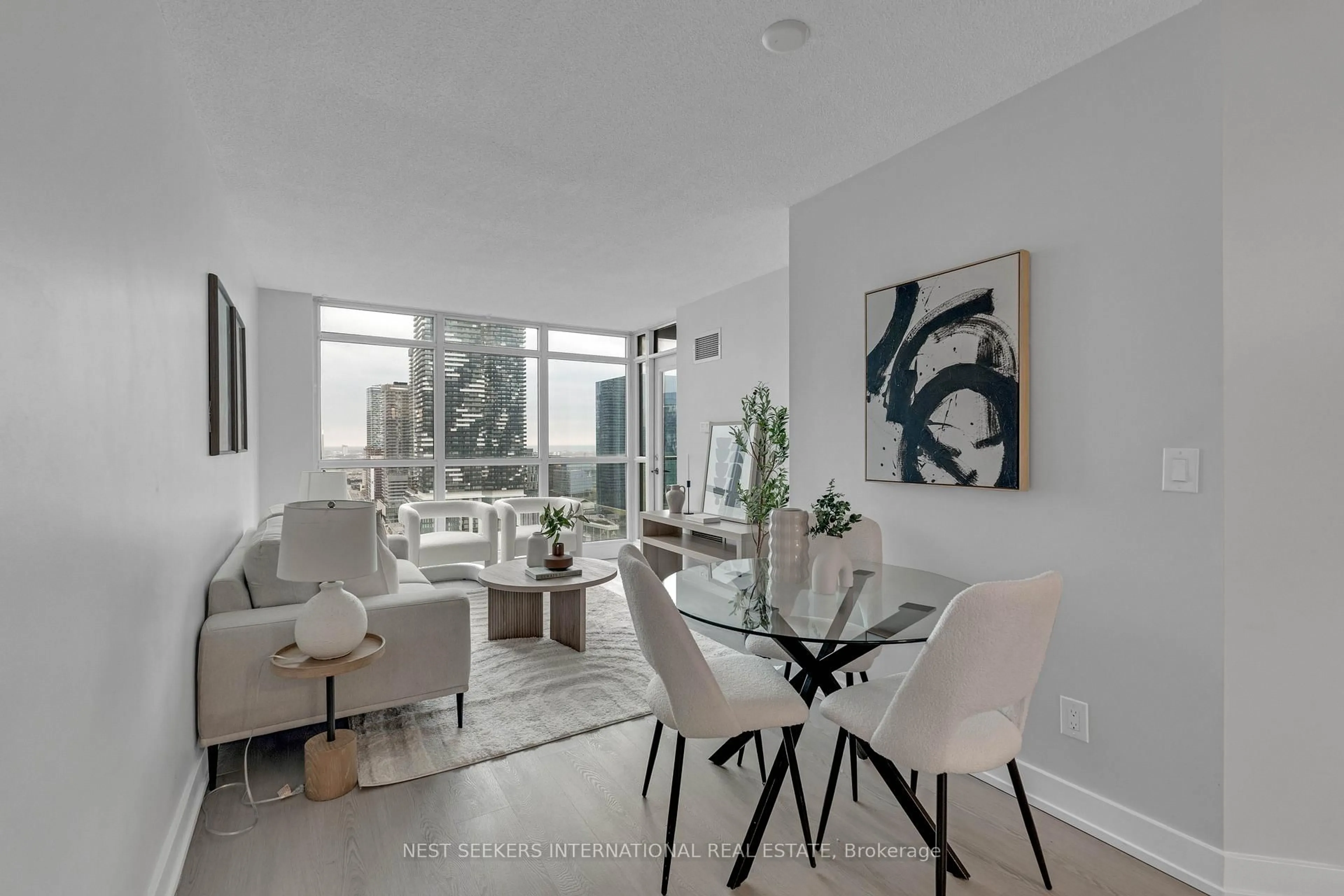 Living room with furniture, unknown for 18 Yonge St #2507, Toronto Ontario M5E 1Z8