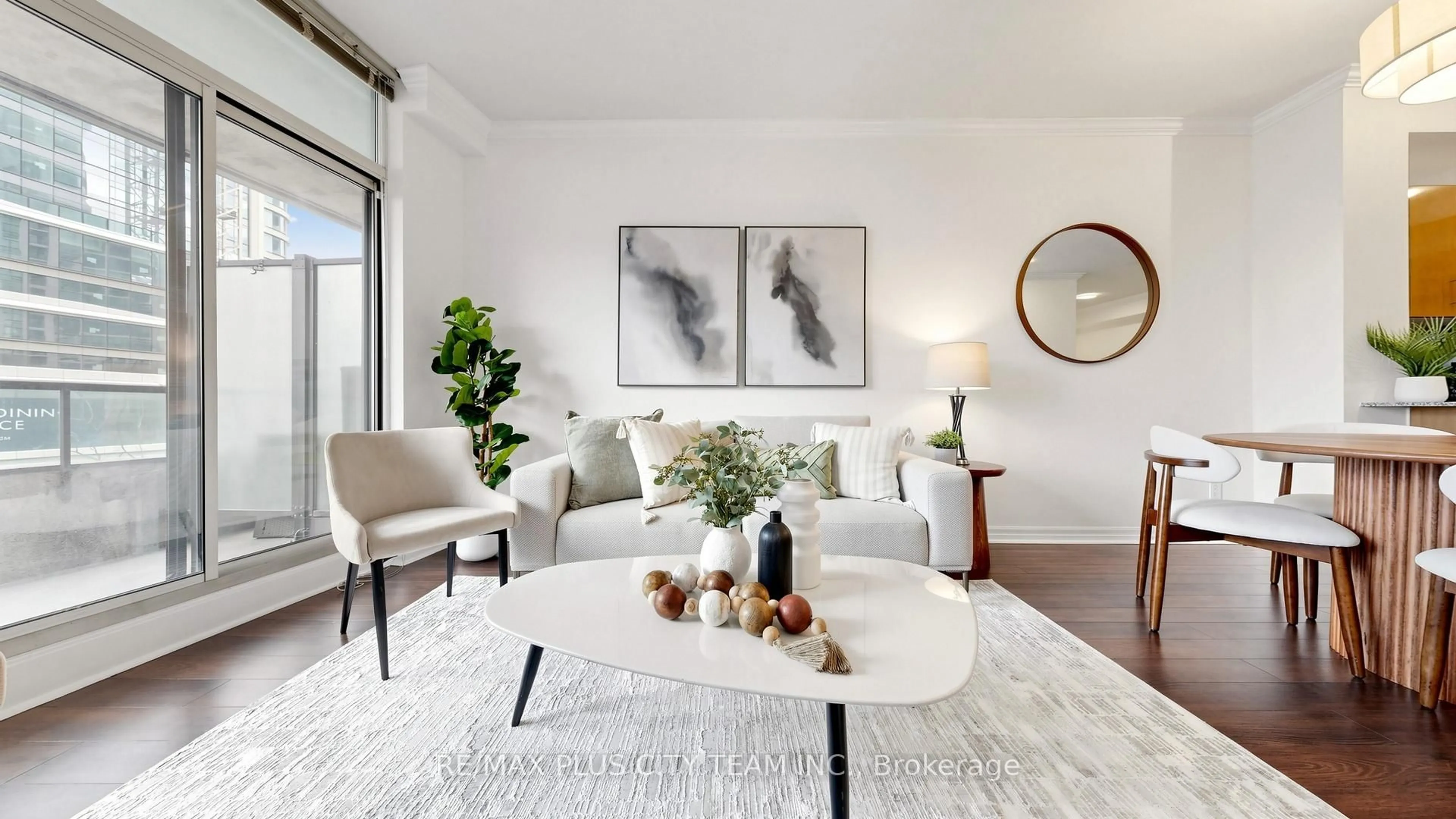 Living room with furniture, unknown for 16 Yonge St #303, Toronto Ontario M5E 2A1