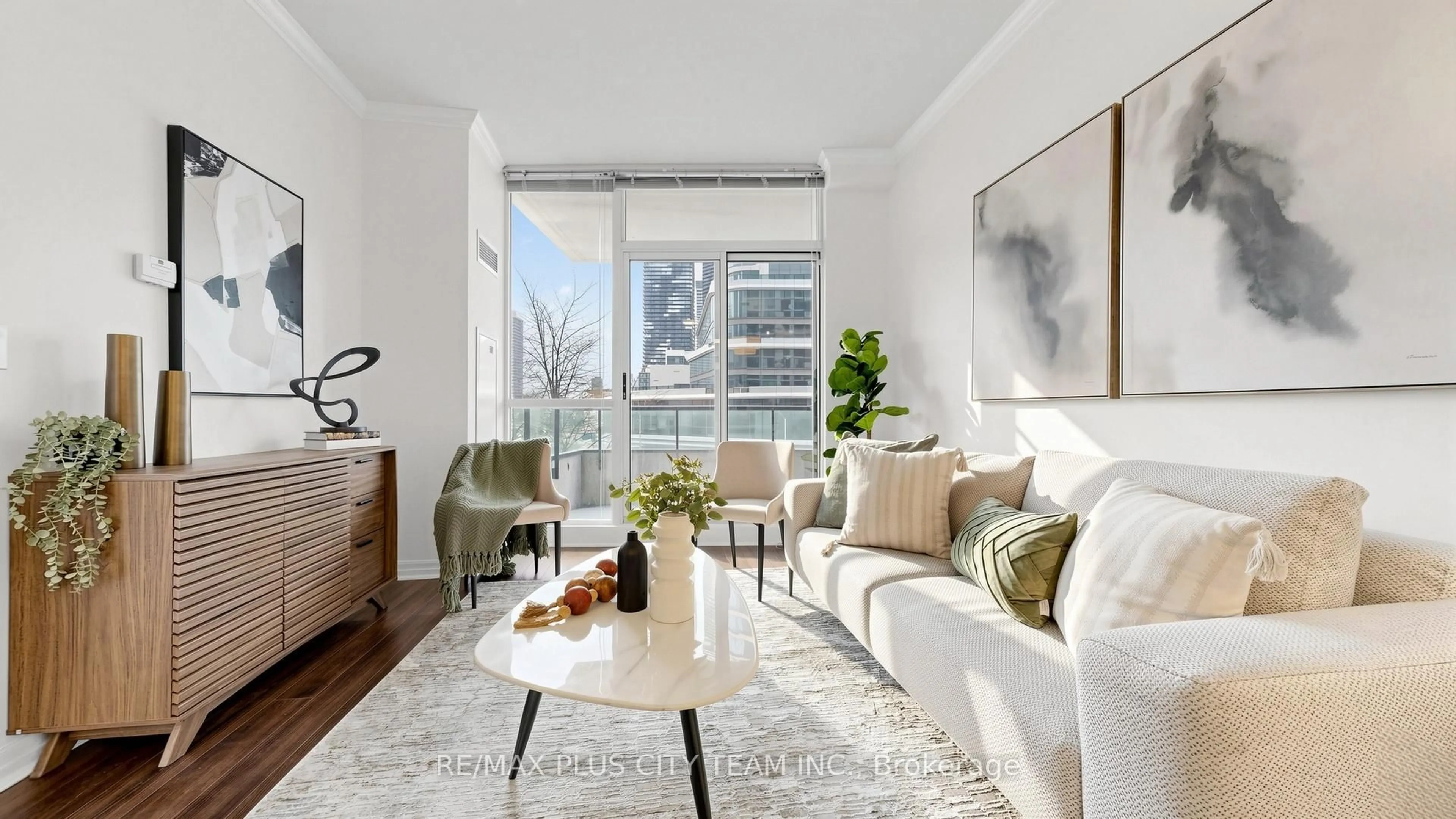 Living room with furniture, unknown for 16 Yonge St #303, Toronto Ontario M5E 2A1